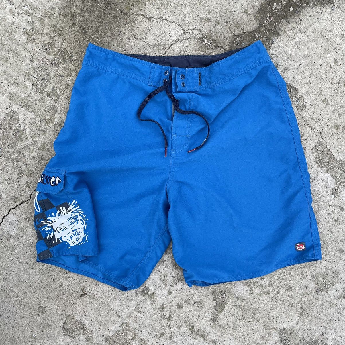 Quicksilver × Vintage Vintage Quicksilver Shorts Swimwear Y2K 90s USA Surf Life Size US 32 / EU 48 - 1 Thumbnail