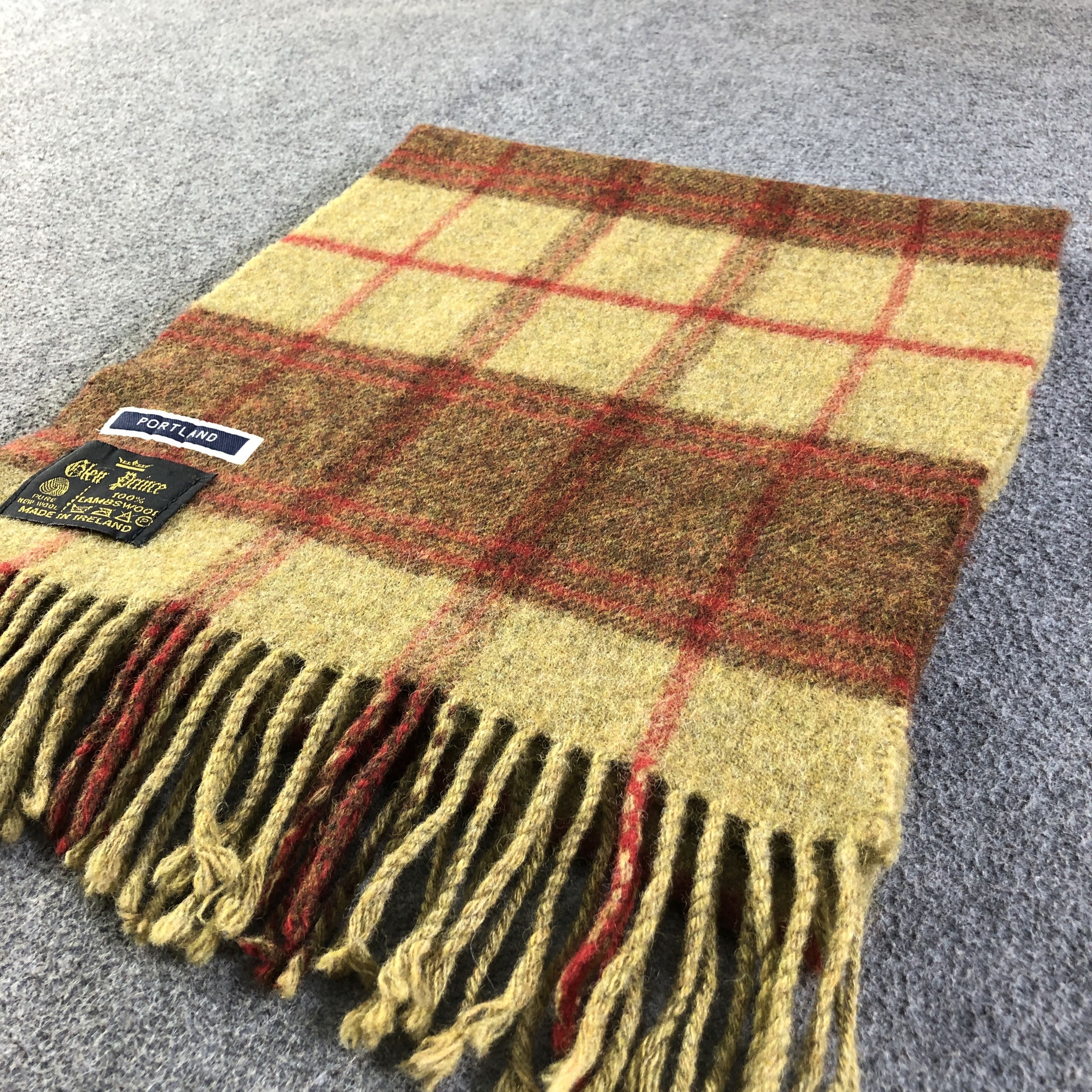 Vintage Glen Prince Tartan Wool Scarf Muffler Neckwear V2799 Size ONE SIZE - 4 Thumbnail