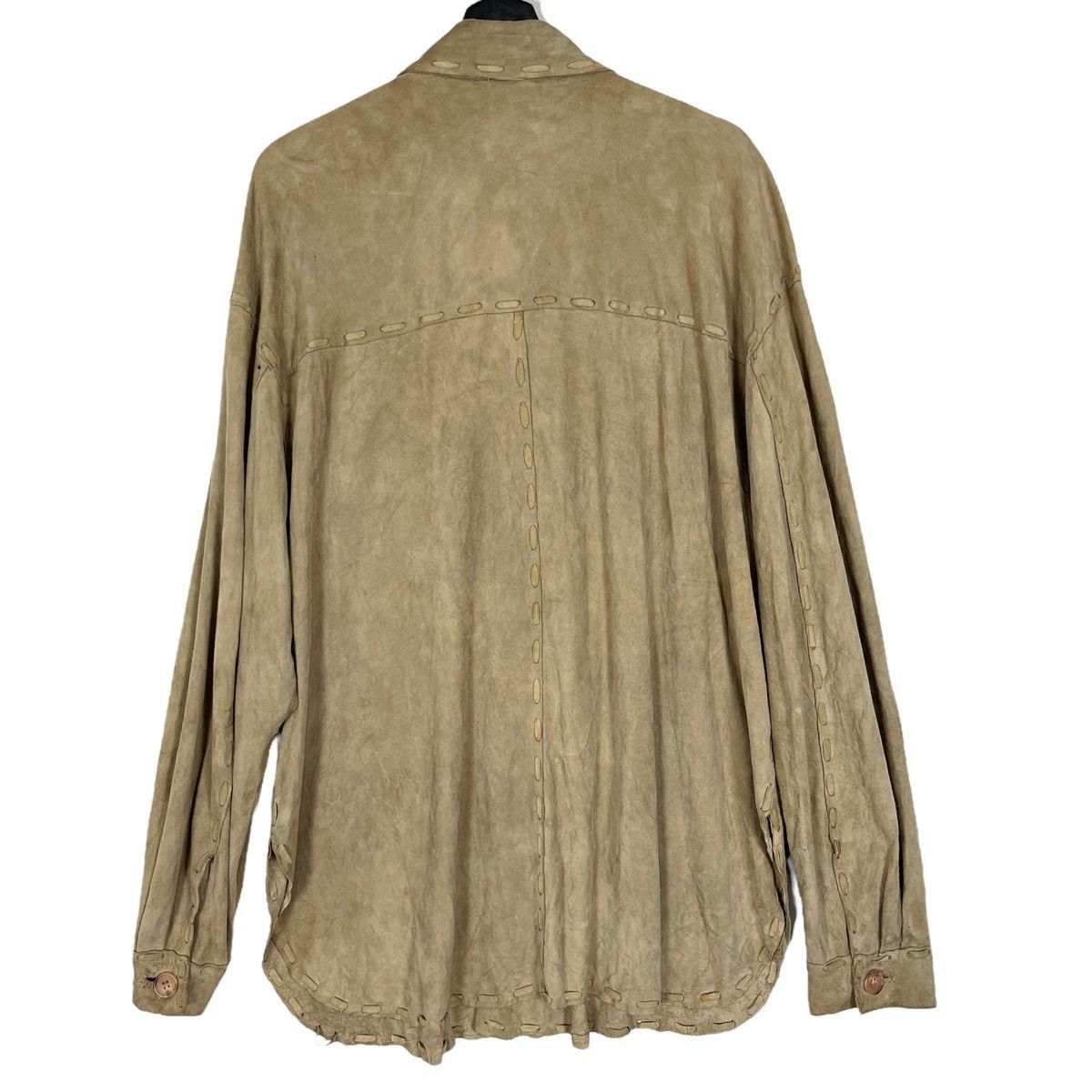 Dolce & Gabbana Dolce & Gabbana Oversize Leather Shirt Size XL / US 12-14 / IT 48-50 - 9 Thumbnail