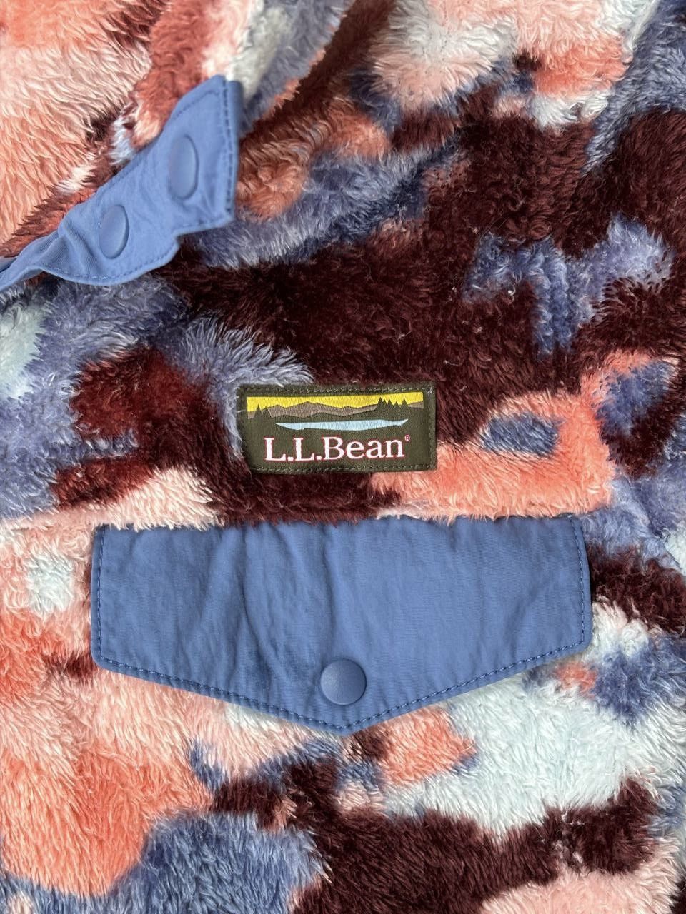 L.L. Bean × Vintage Rare Vintage L.L. Bean Camo Fleece Sherpa Jacket Size US M / EU 48-50 / 2 - 2 Thumbnail