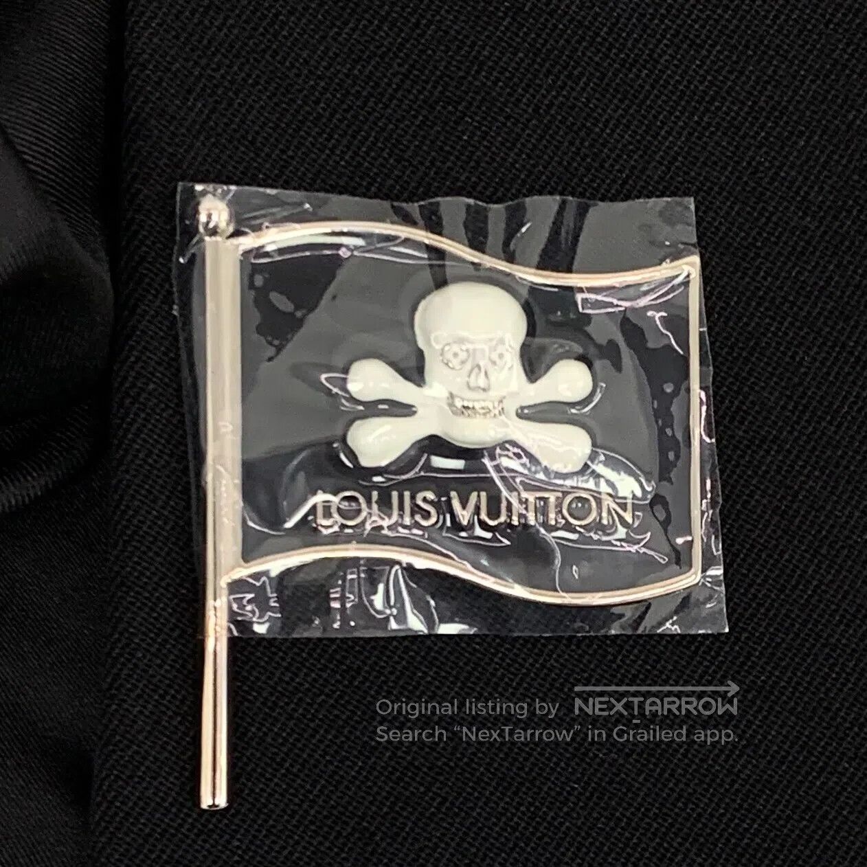 Louis Vuitton Louis Vuitton Black Cotton Wool Lapel Single-breasted Long Size US L / EU 52-54 / 3 - 6 Thumbnail