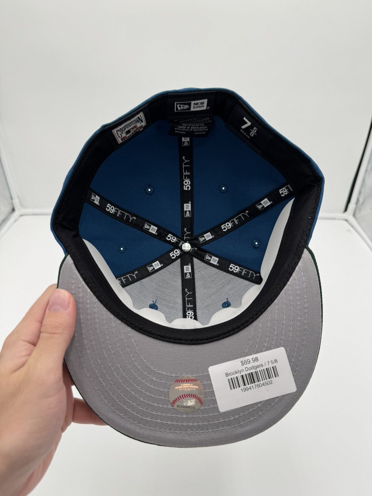 New Era Brooklyn Dodgers Fitted 1st World Champion Patch Rushmore Size ONE SIZE - 15 Thumbnail