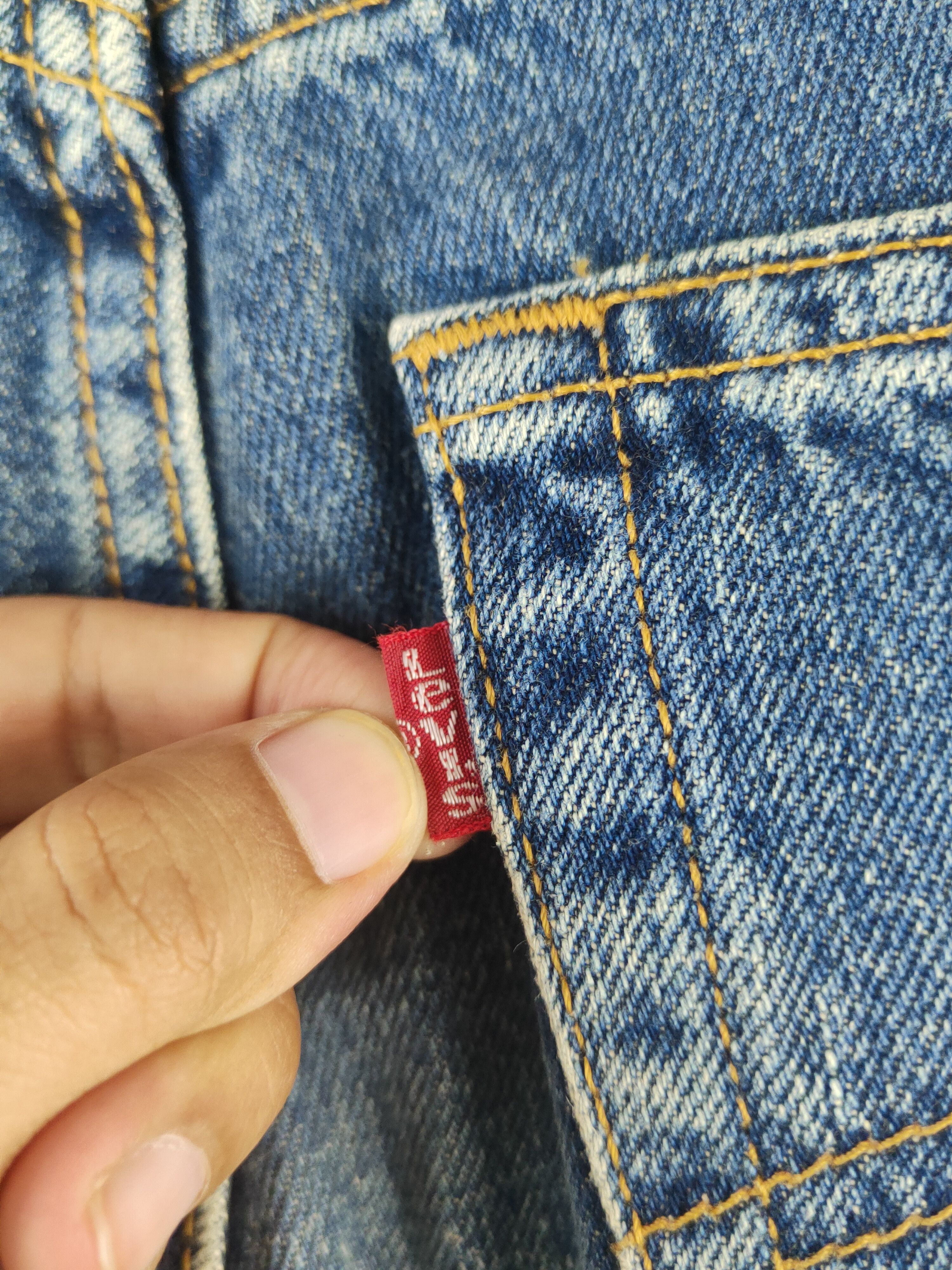 Levi's Levi's Blue Distressed Ripped Jeans #S2815 Size US 30 / EU 46 - 10 Thumbnail