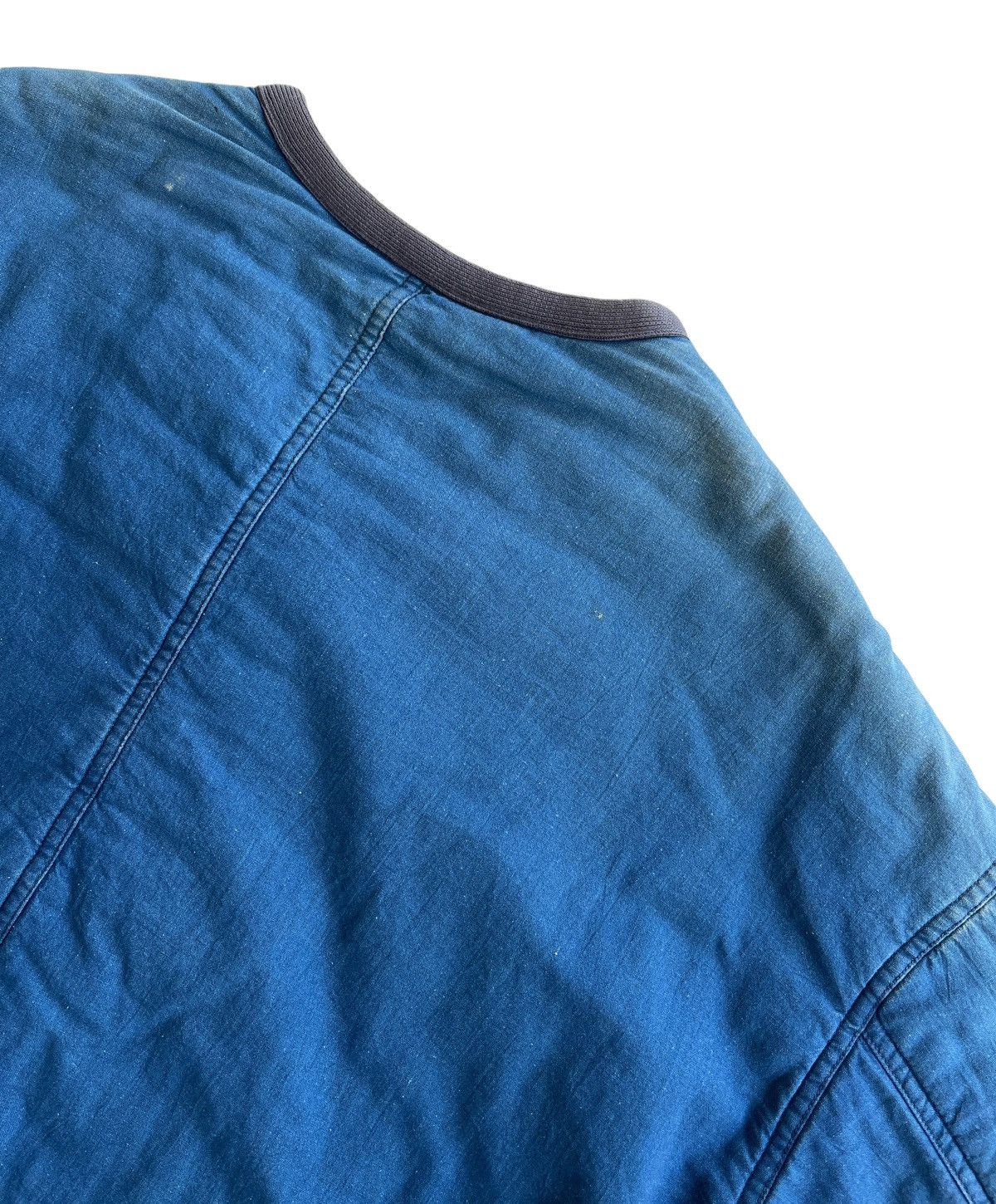 Hai Sporting Gear Issey Miyake Blue Indigo kimono Noragi Jacket Size US M / EU 48-50 / 2 - 14 Thumbnail
