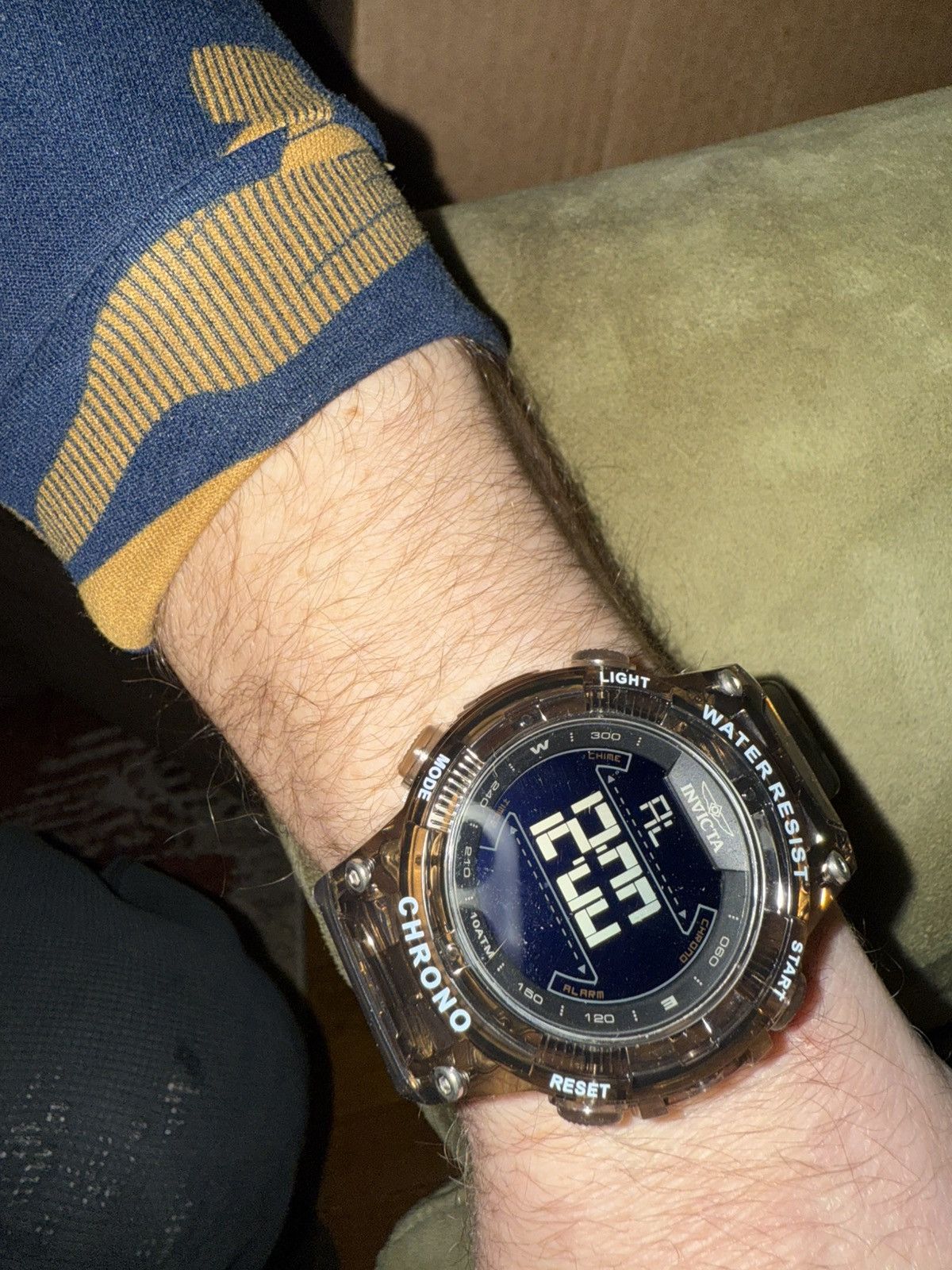 Invicta Invicta Racing “Burnout” Mens Translucent Digital Watch, NEW Size ONE SIZE - 22 Thumbnail