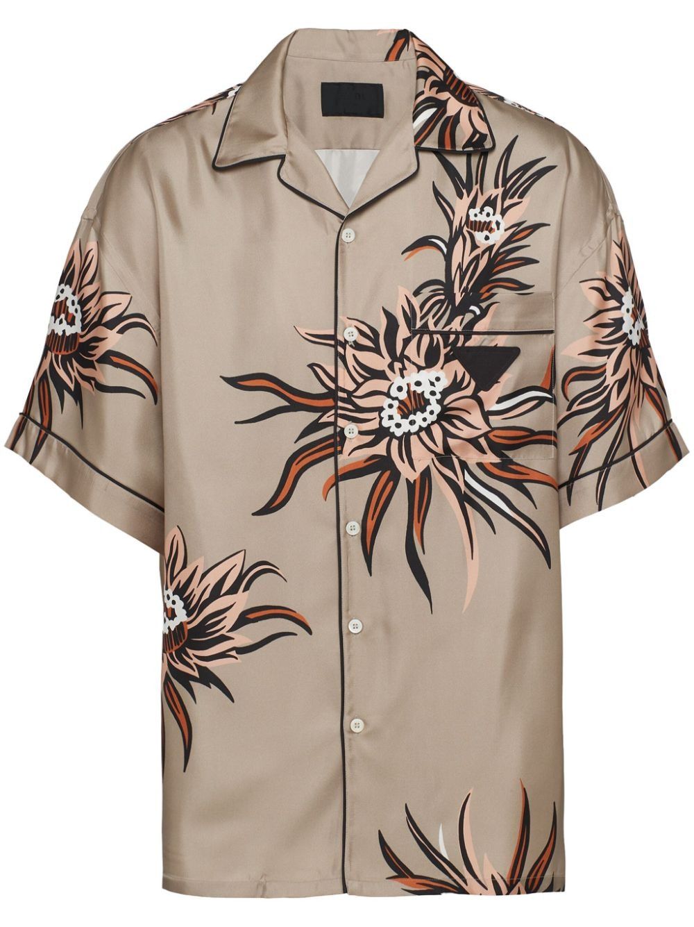 Prada floral-print silk shirt | Grailed