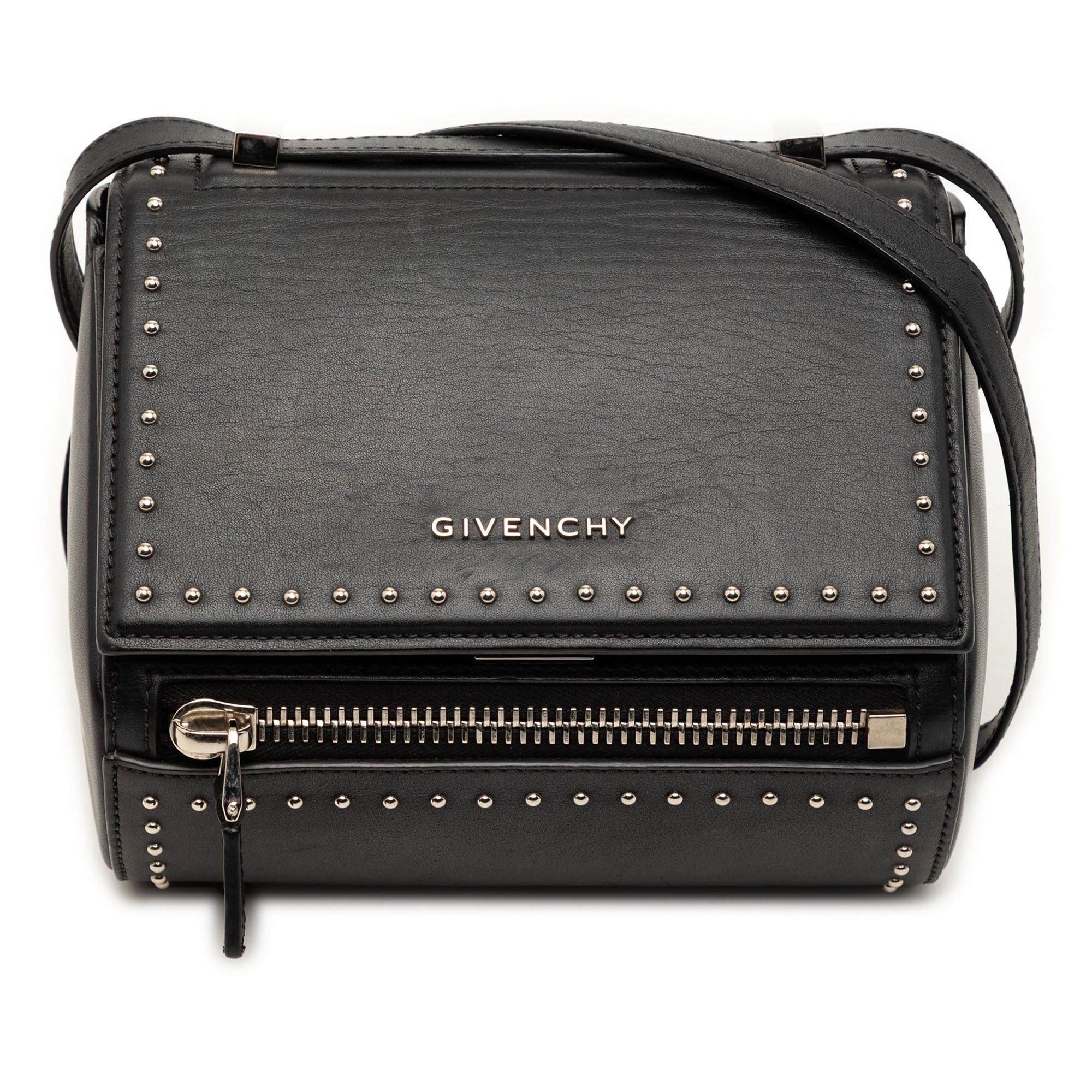 Givenchy Mini Studded Goatskin Pandora Box Crossbody Size ONE SIZE - 1 Thumbnail