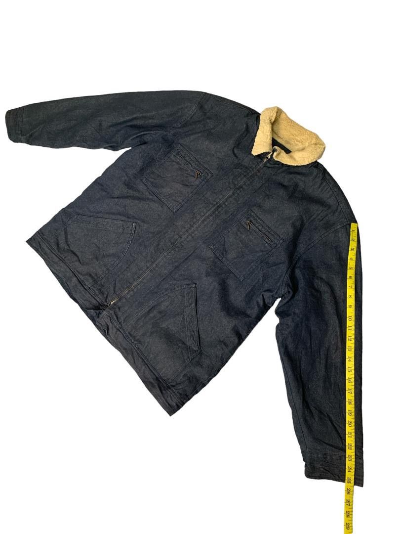 Japanese Brand Vintage May Club Sherpa Denim Jackets Size US XXL / EU 58 / 5 - 11 Thumbnail