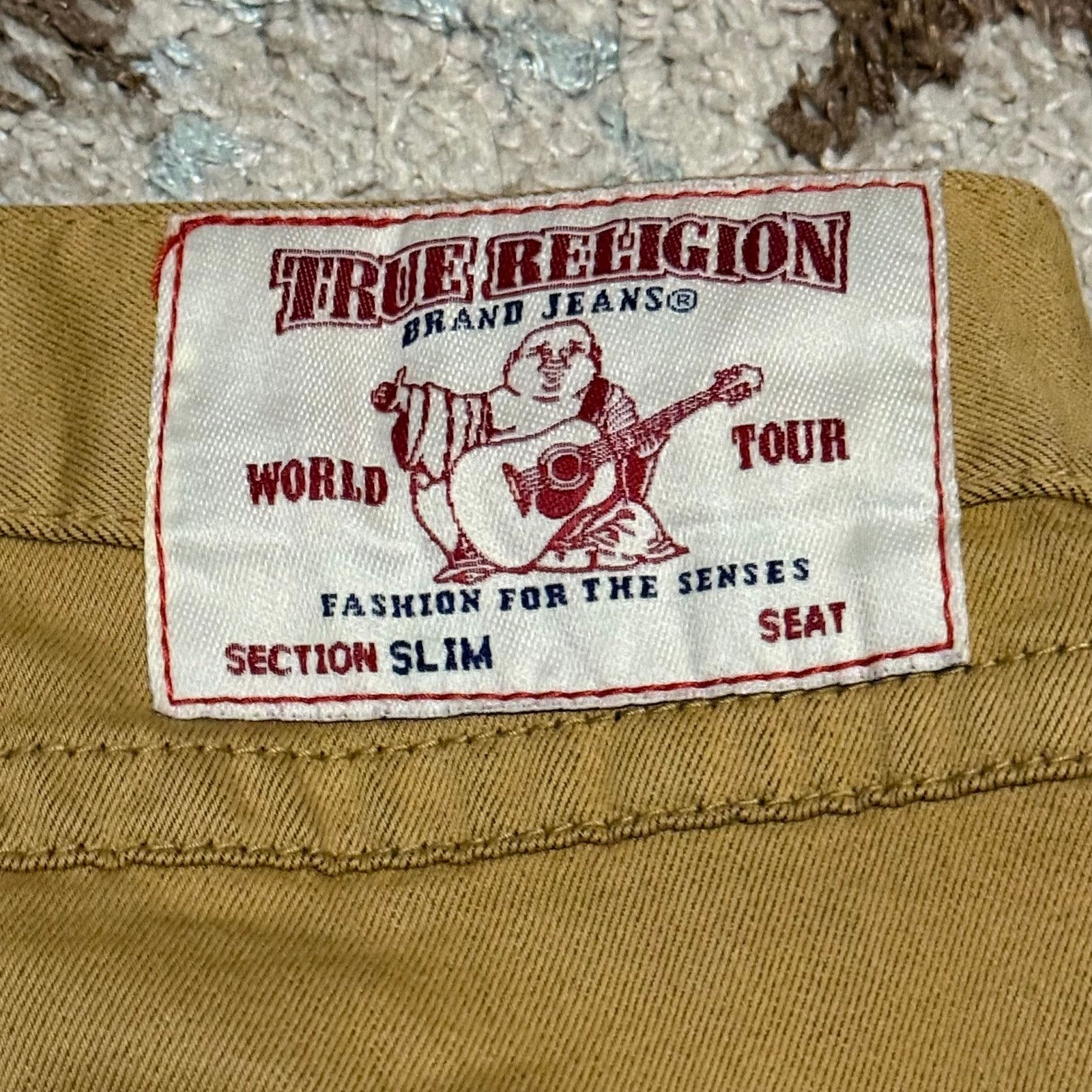True Religion True Religion Mens Slim Khaki Pants Size 40x32 Streetwear Size US 40 / EU 56 - 5 Thumbnail