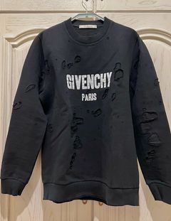 Givenchy ripped sale sweatshirt