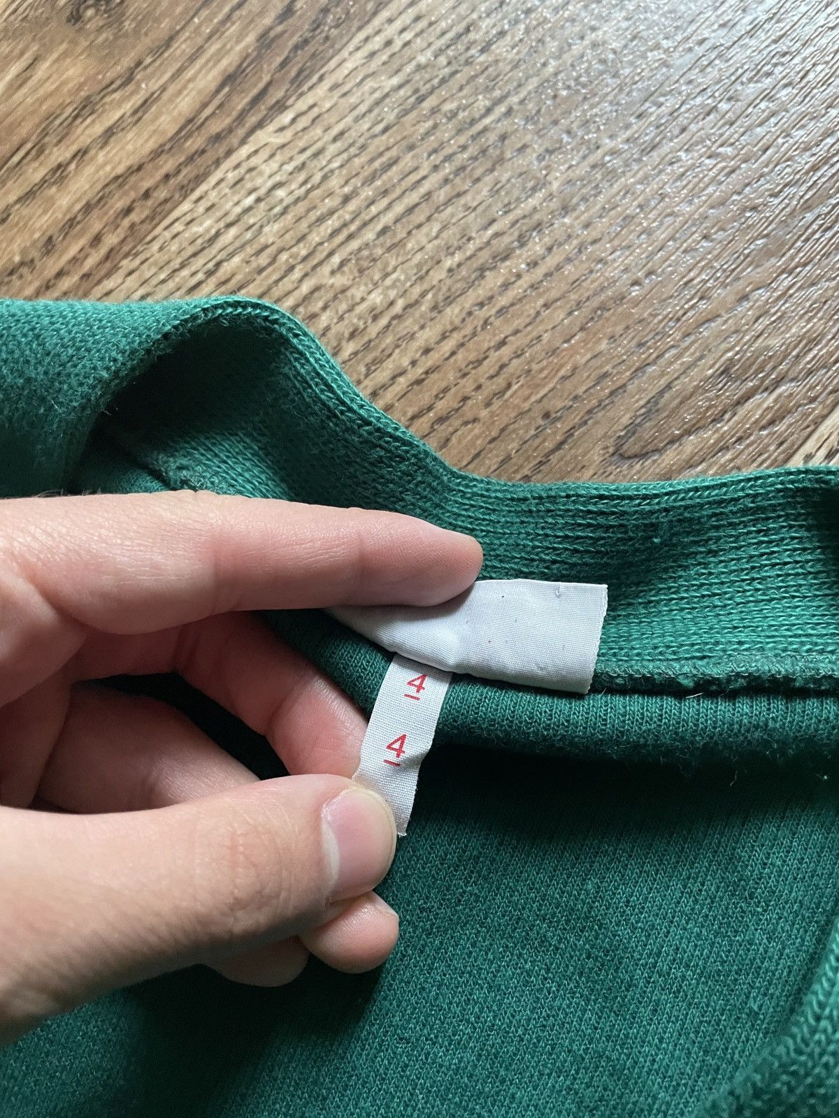 RARE 90s Vintage Lacoste Club Chemise Knit Cardigan Sweater