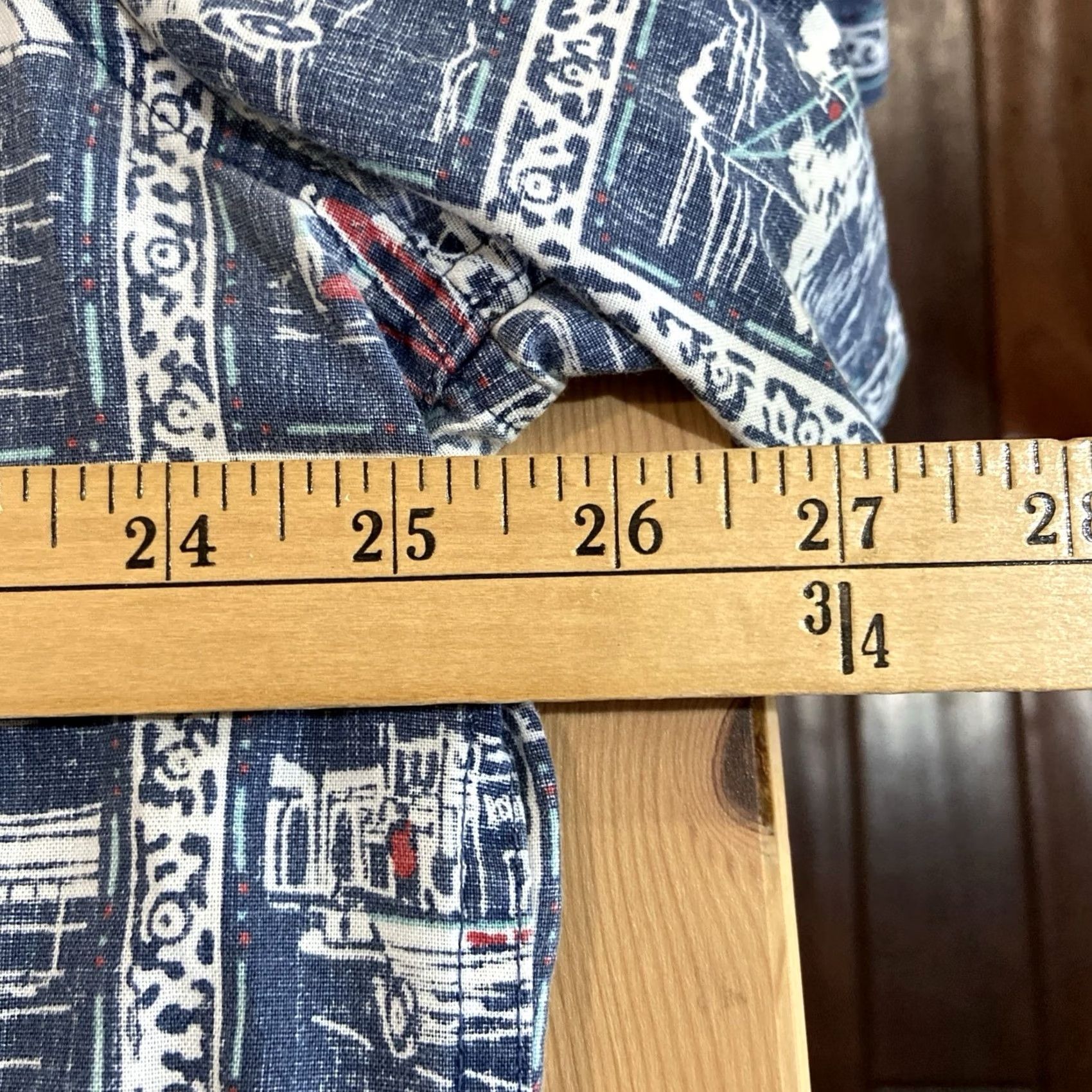 Reyn Spooner VINTAGE Reyn Spooner Beach Fire Marine Lifeguard Blue Pullover Button Aloha Top XL Shirt Mens Short Sleeve Button-Up Collared Beach 90s Size US XL / EU 56 / 4 - 4 Thumbnail