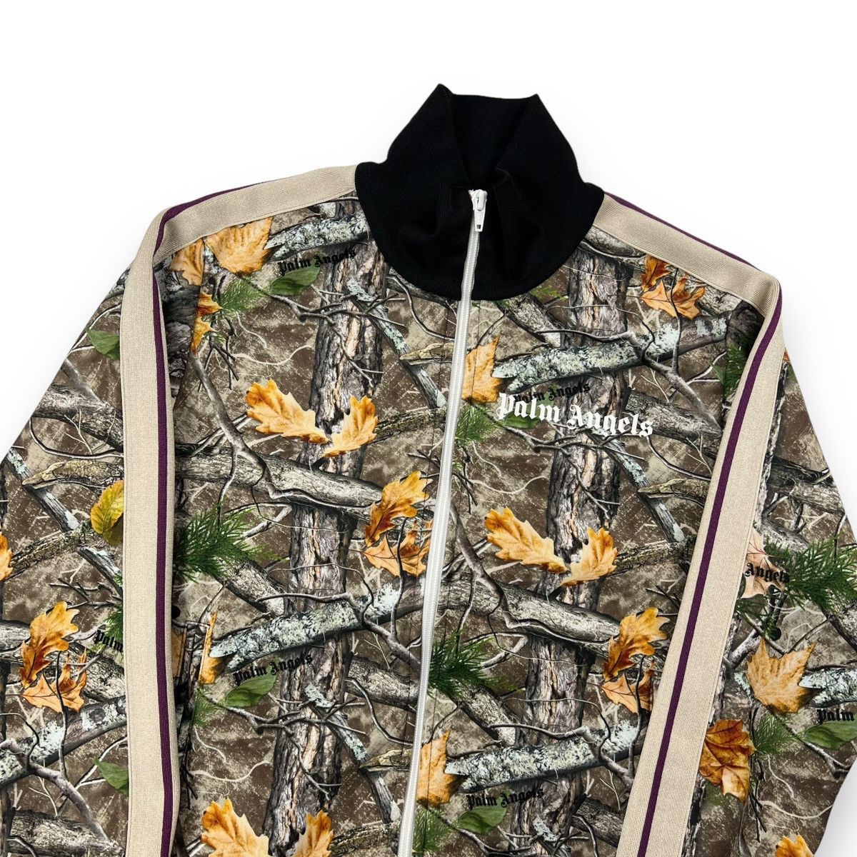 Palm Angels Palm Angels Woodland Camo Track Jacket Size US S / EU 44-46 / 1 - 1 Thumbnail