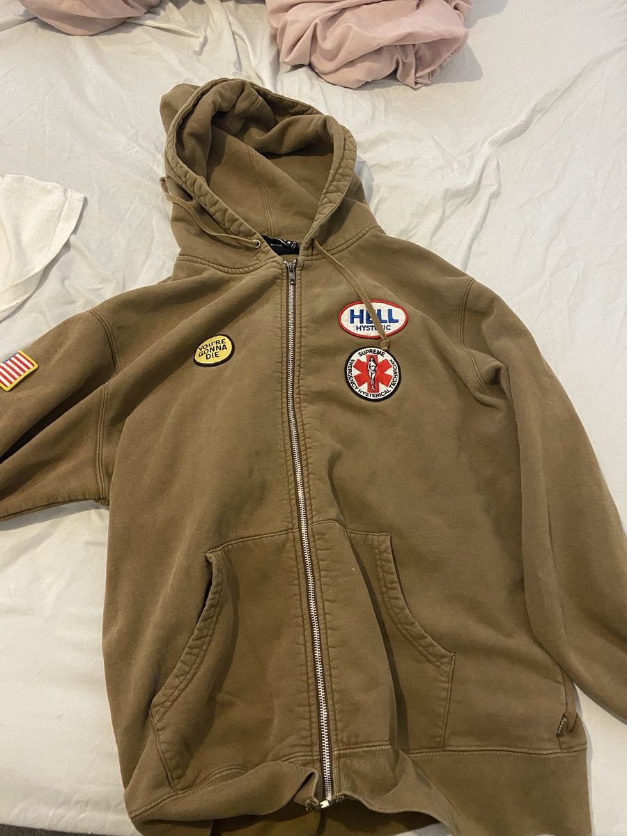 Hysteric Glamour Zip Up Hoodie | Grailed