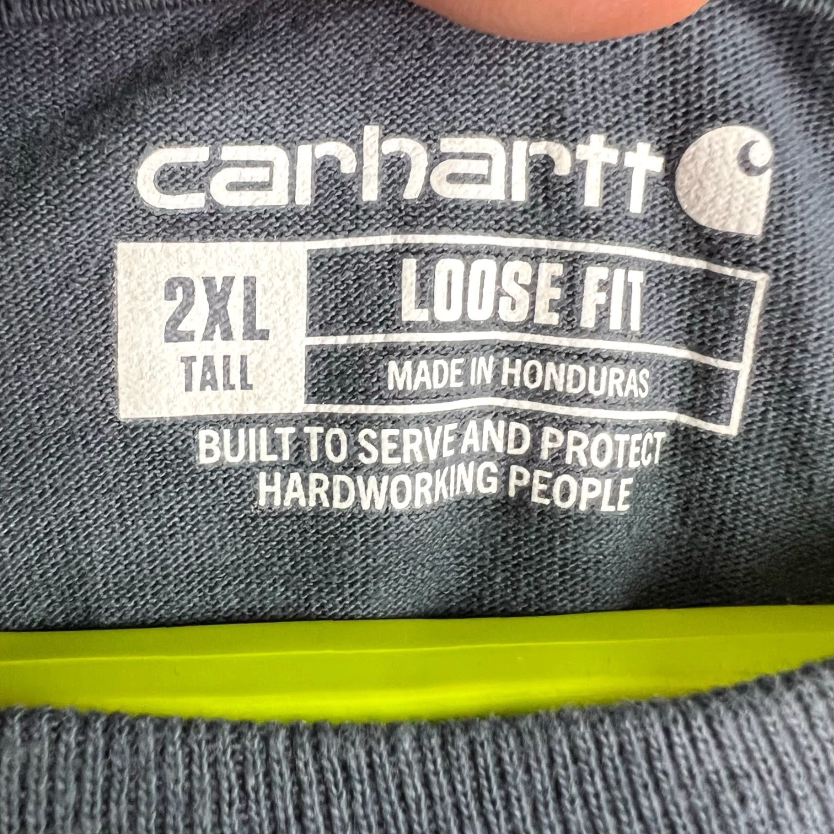 Carhartt Carhartt K87 Pocket T-Shirt Mens 2XLT Blue Solid Regular Fit Outdoor Classic Size US XXL / EU 58 / 5 - 5 Thumbnail