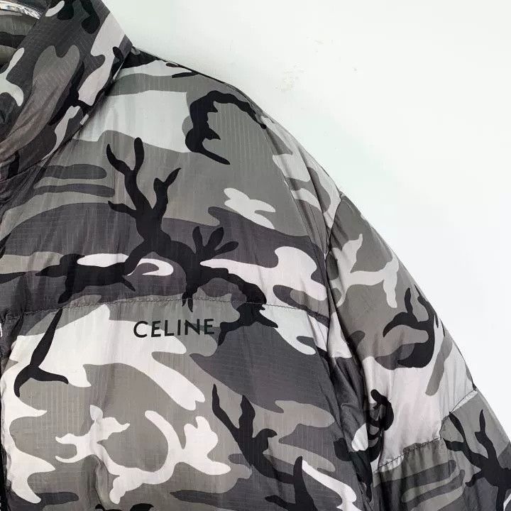 Celine Celine 23 Camouflage Logo Puffer Jacket Size US S / EU 44-46 / 1 - 3 Thumbnail