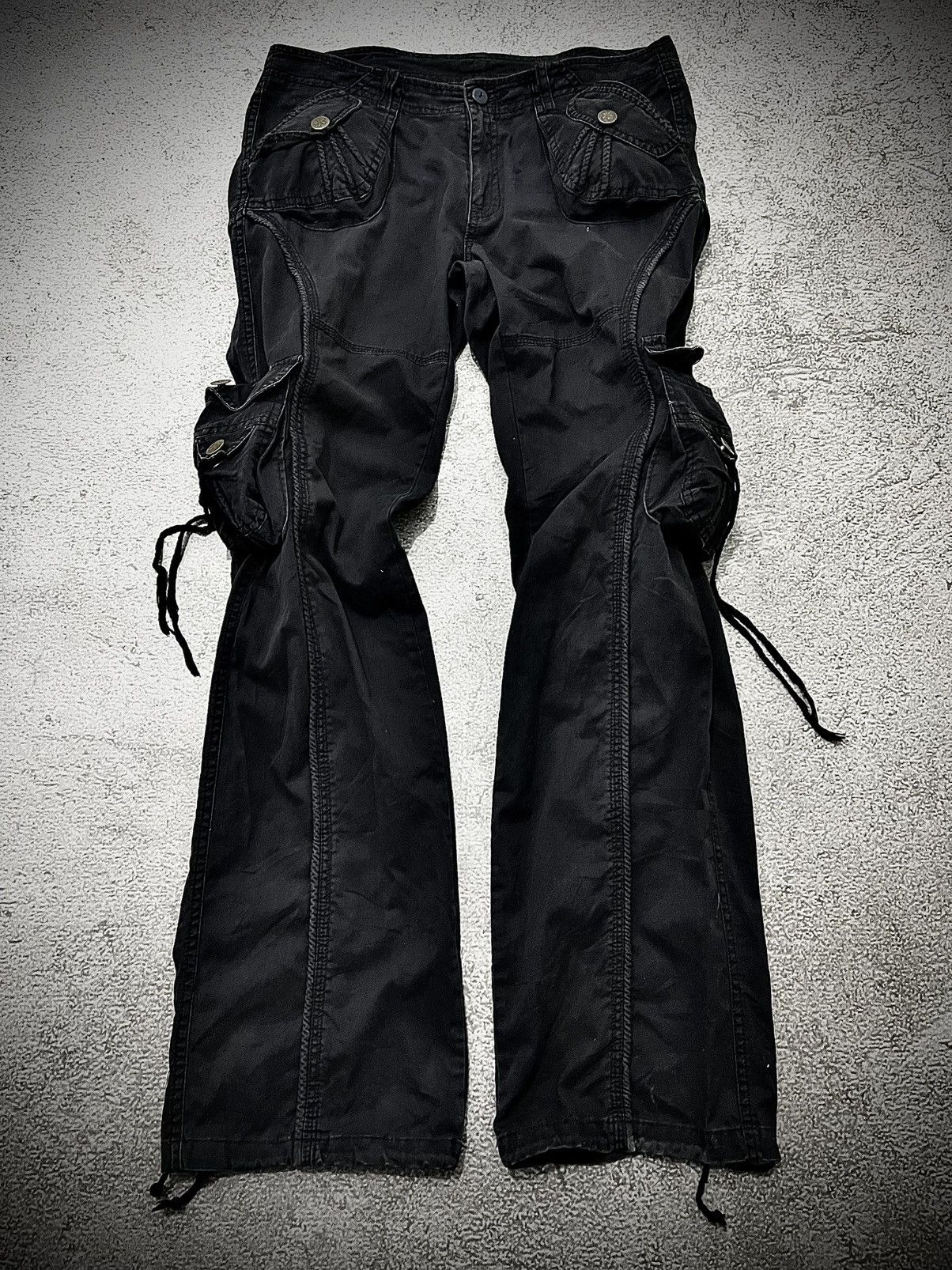 Japanese Brand 2000s Goa Cargo Flared Style Unknow Cargo Pants Size US 30 / EU 46 - 7 Thumbnail