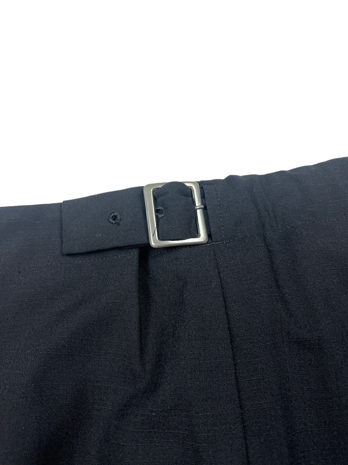 Yohji Yamamoto Vintage Yohji Yamamoto Wide Leg Wool Trousers Size US 33 - 12 Thumbnail