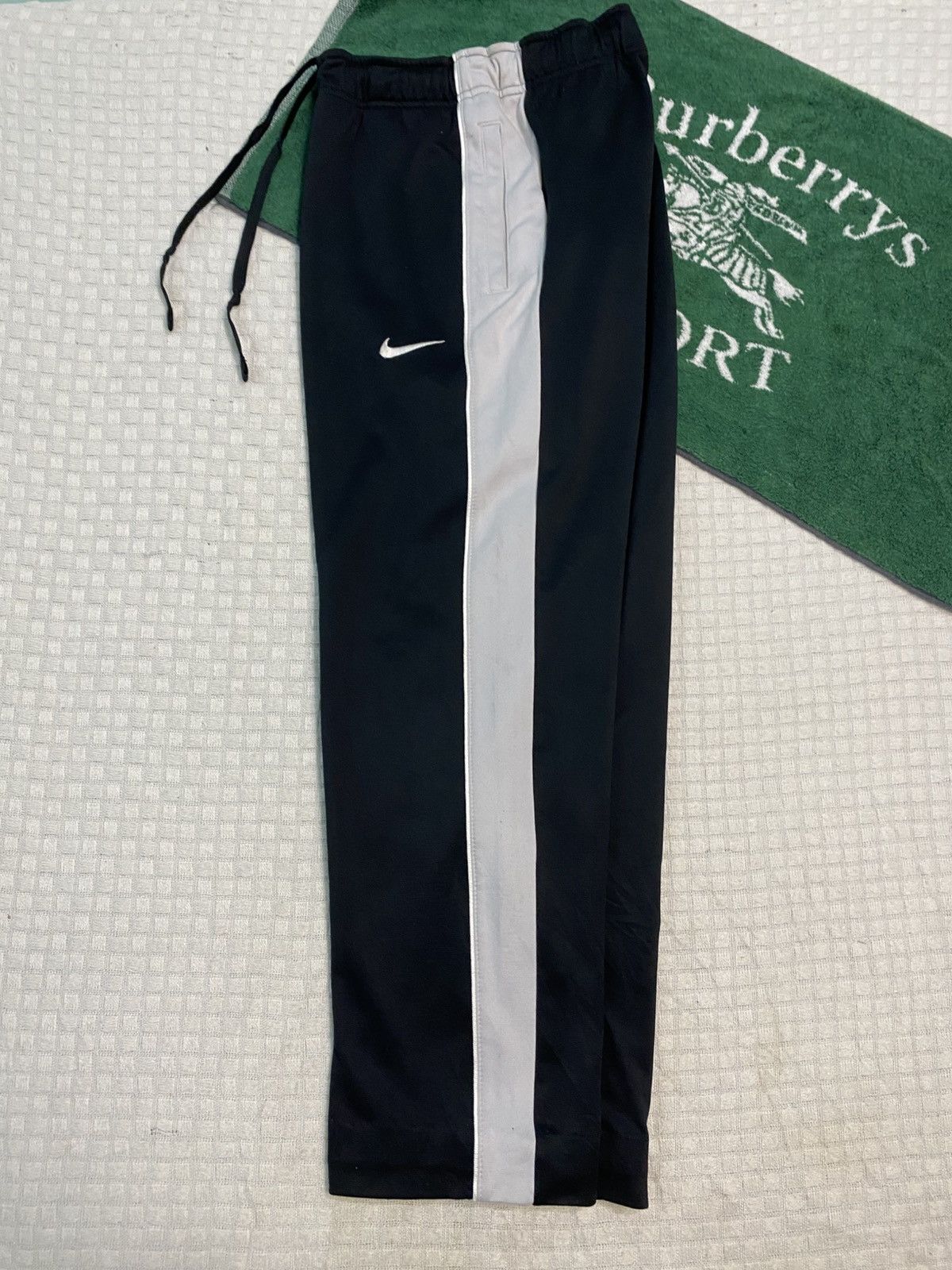 Carhartt Wip × Nike 💥 VINTAGE NIKE SUPER BAGGY 90S WIDE LEG TRACK PANTS Y2K Size US 30 / EU 46 - 2 Thumbnail