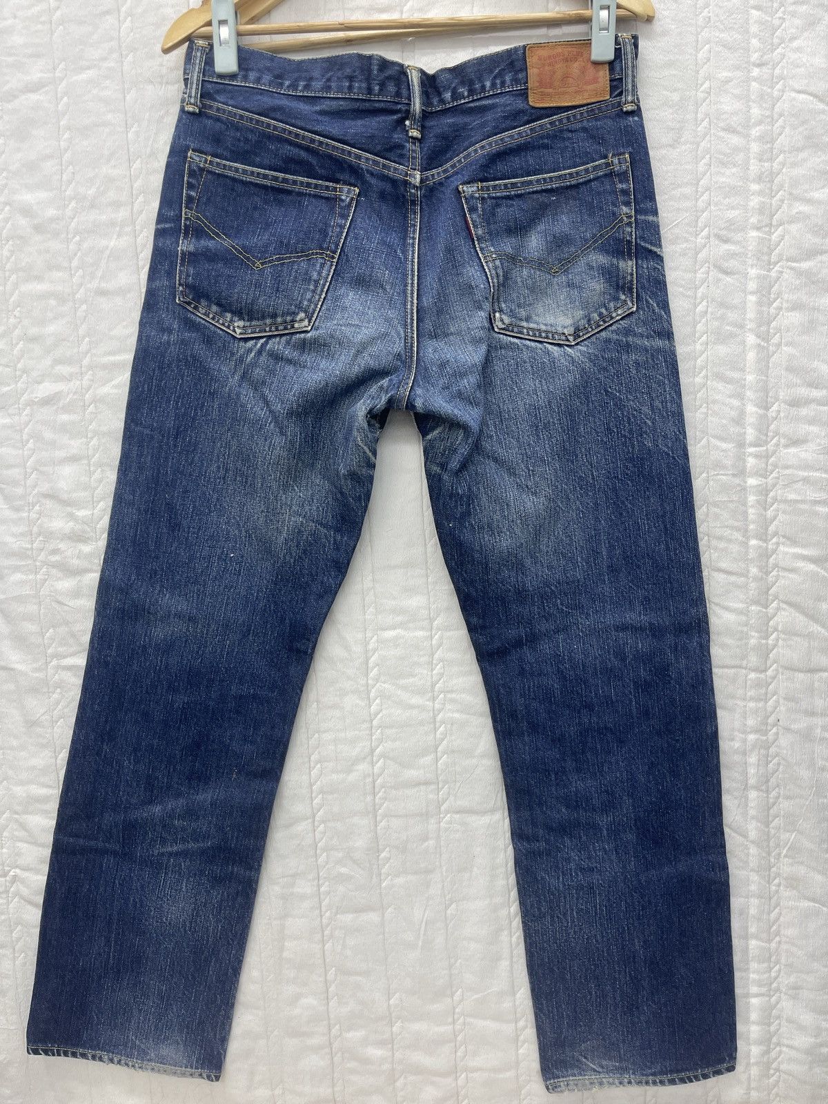 Burgus Plus × Japanese Brand ARCHIVE🔥BURGUS PLUS HINOYA DISTRESS DENIM Size US 34 / EU 50 - 4 Thumbnail
