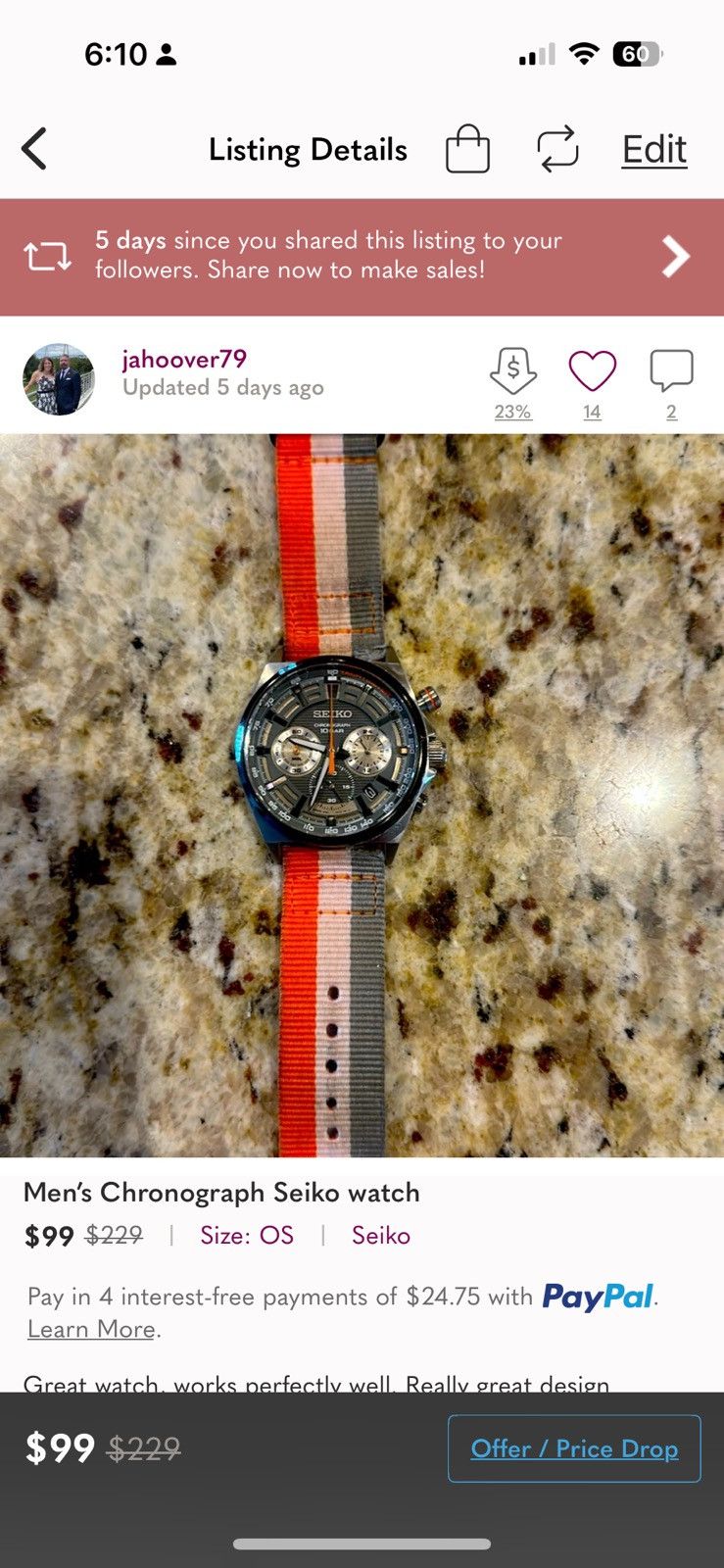 Seiko Seiko Watch Size ONE SIZE - 1 Preview