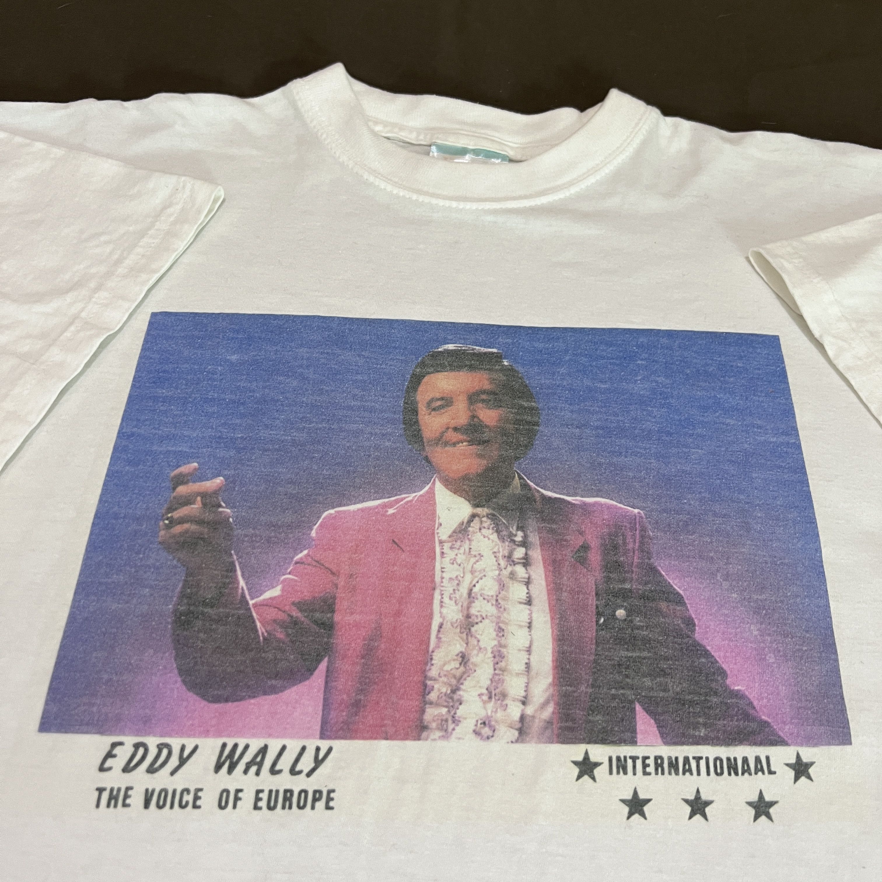 Band Tees × Vintage Vintage Eddy Wally The Voice Of Europa Promo Tee Faded Size US L / EU 52-54 / 3 - 1 Thumbnail
