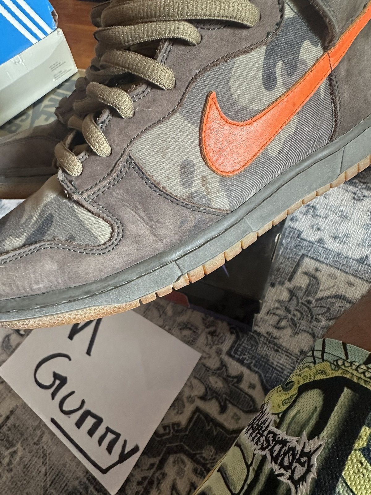 Nike Nike SB Dunk High Brian Anderson Camo Size 10.5 Size US 10.5 / EU 43-44 - 5 Thumbnail
