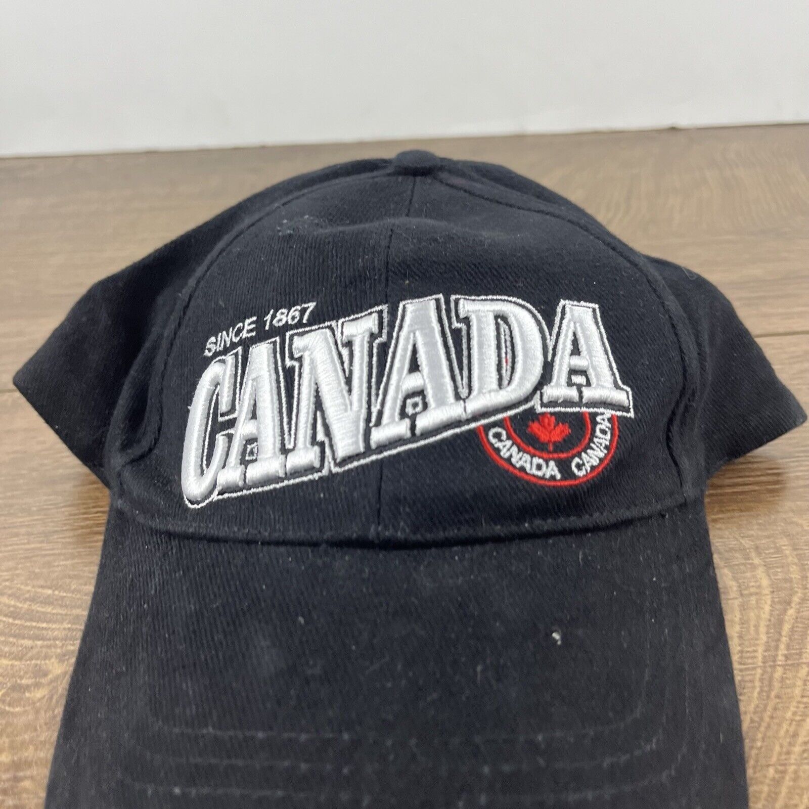 Other Canada 1667 Hat Canada Black Cap Hat Adjustable Hat Black Ad Size ONE SIZE - 6 Thumbnail