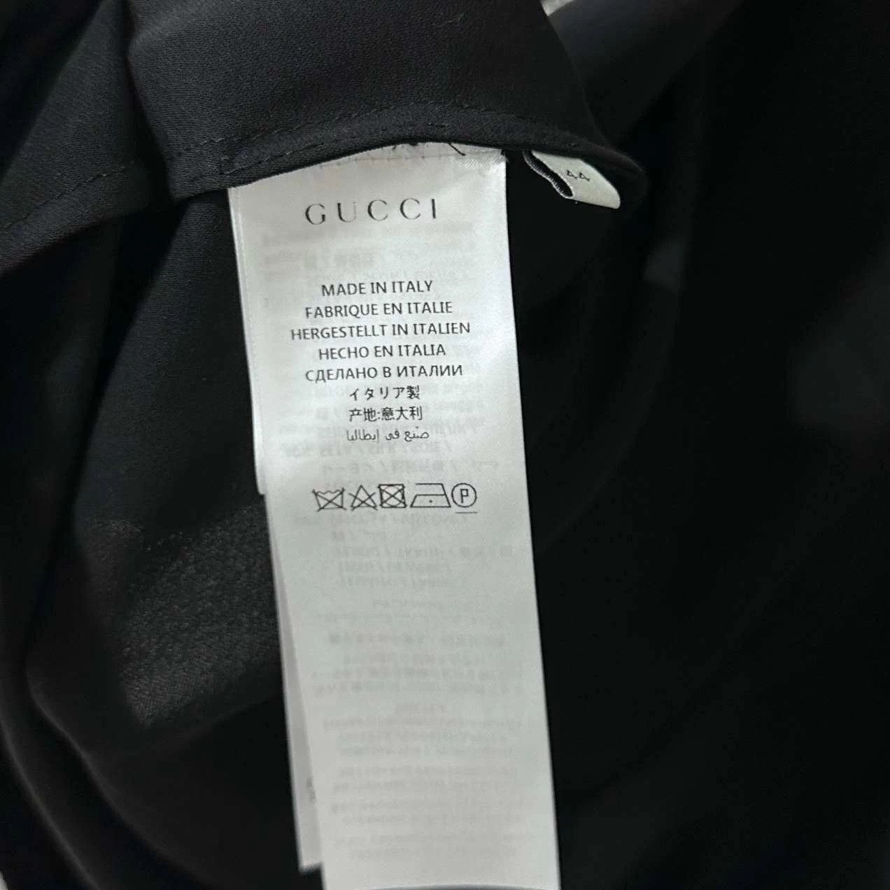 Gucci GUCCI silk bee shirt 44 99 new Size L / US 10 / IT 46 - 6 Thumbnail