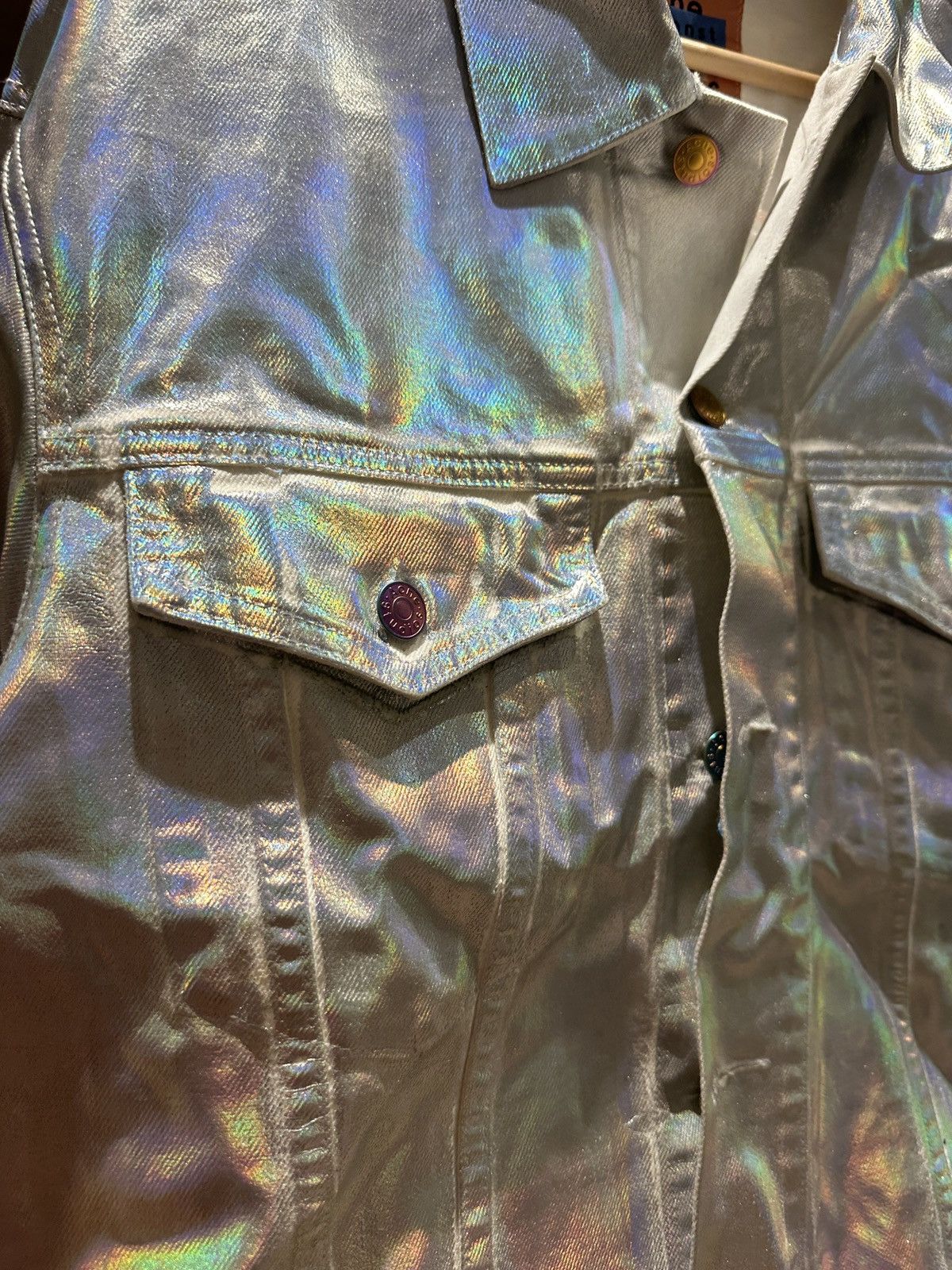 Acne Studios Acne Studios Metallic Jacket Size US XL / EU 56 / 4 - 2 Thumbnail