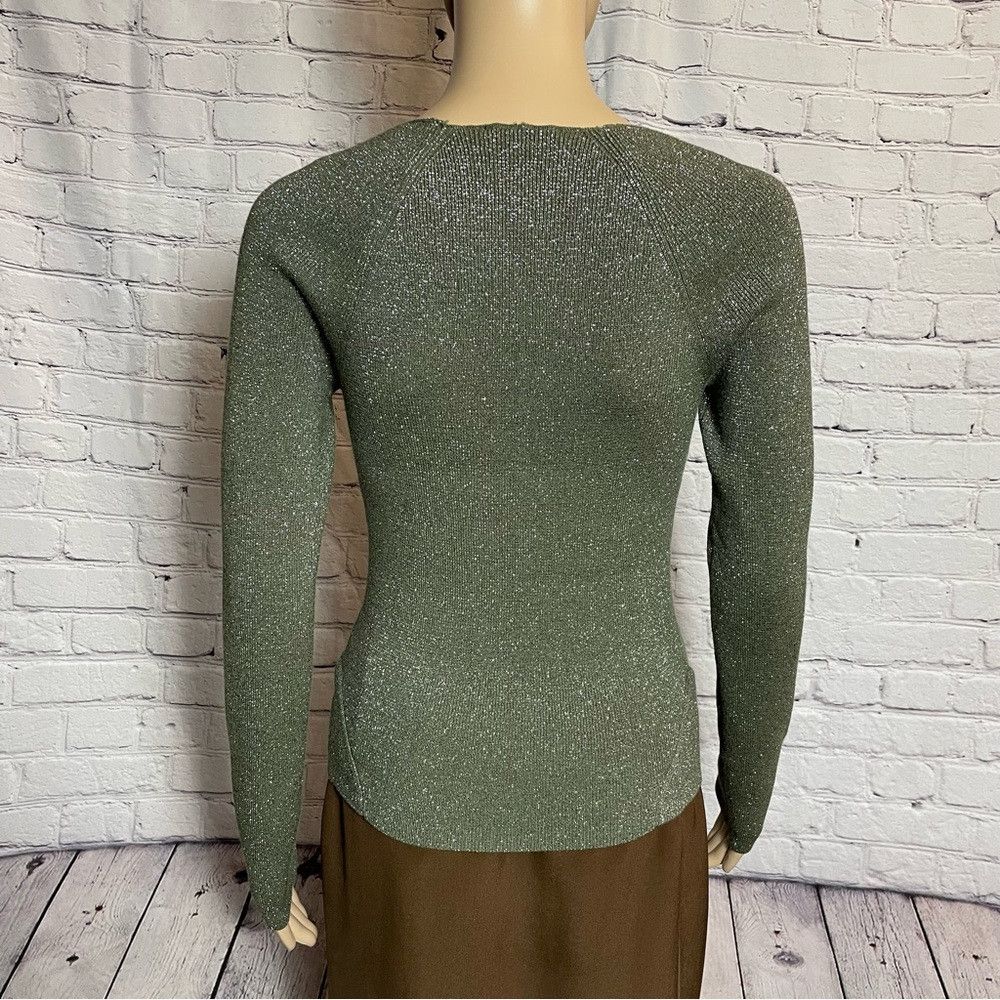 House of Harlow NWT New House of Harlow 1960 Sparkle Dark Green Viscose Swe Size M / US 6-8 / IT 42-44 - 5 Thumbnail