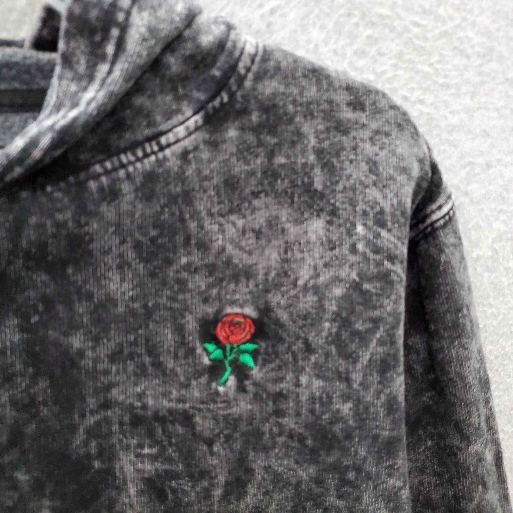 Vintage Eighty Eight Boys Gray Large Acid Wash Hoodie Sweatshirt Size US L / EU 52-54 / 3 - 2 Thumbnail