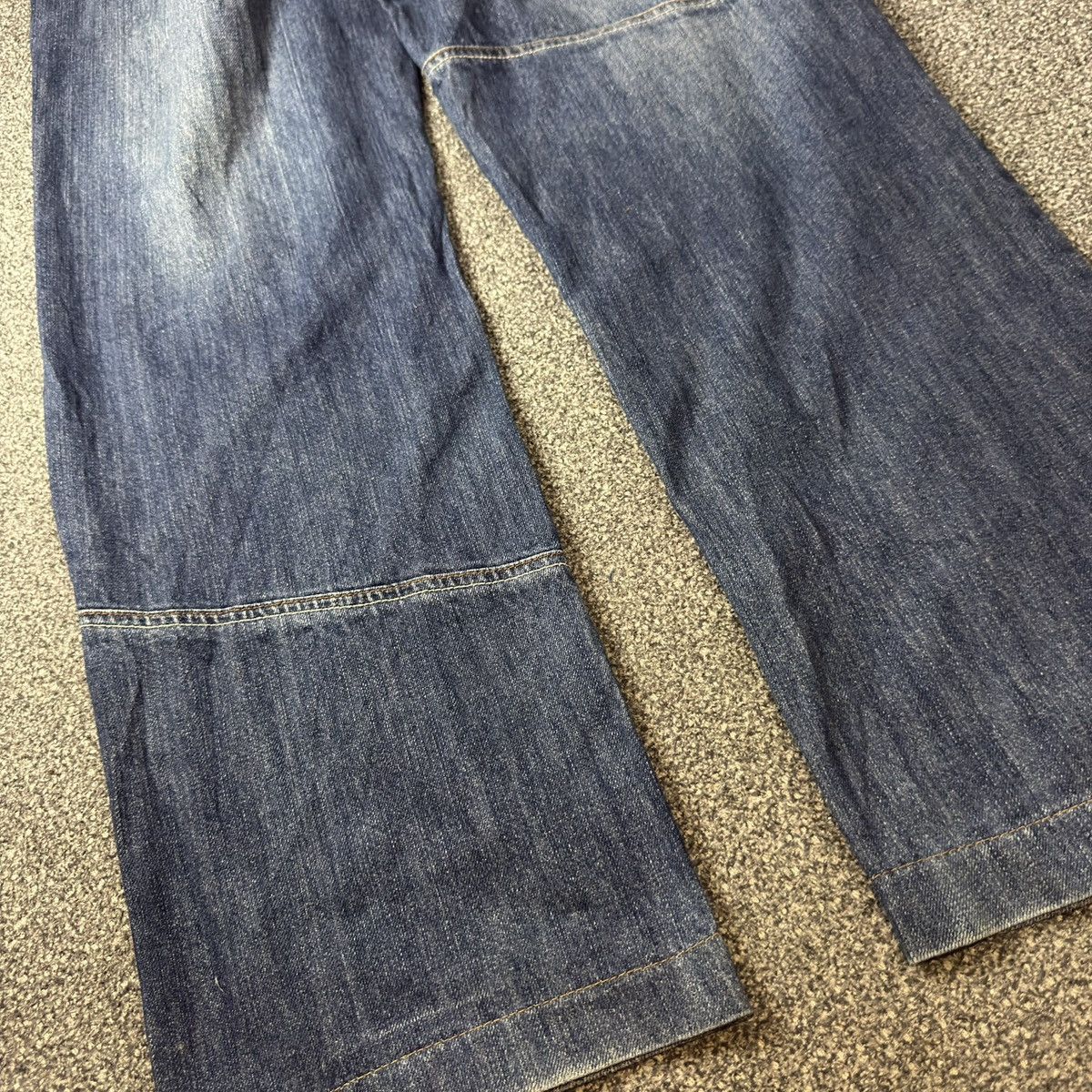 Who Decides War 🔥🇯🇵 Japanese Baggy Flared SYH Streetwear Wide Leg Denim Size US 35 - 8 Thumbnail