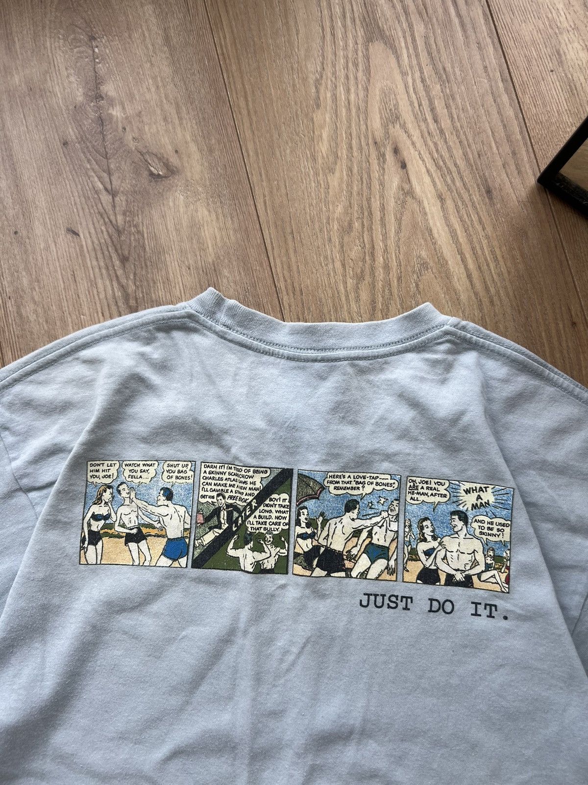 Nike 00’s NIKE COMICS VINTAGE RARE TEE HEY SKINNY Y2K Size US S / EU 44-46 / 1 - 3 Thumbnail