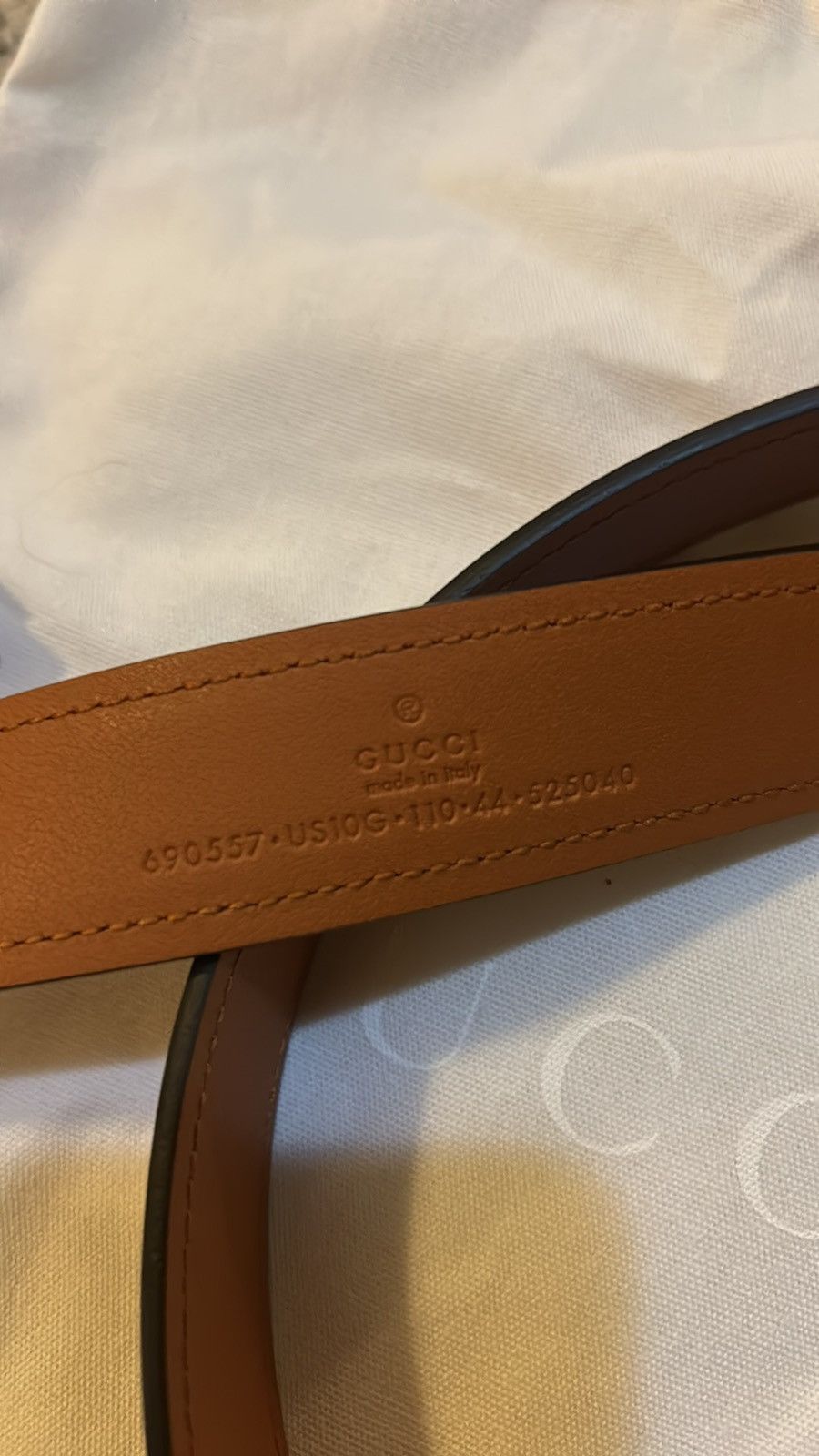 Gucci Gucci GG Interlocking G Blondie Belt size 110 Size 44 - 4 Thumbnail