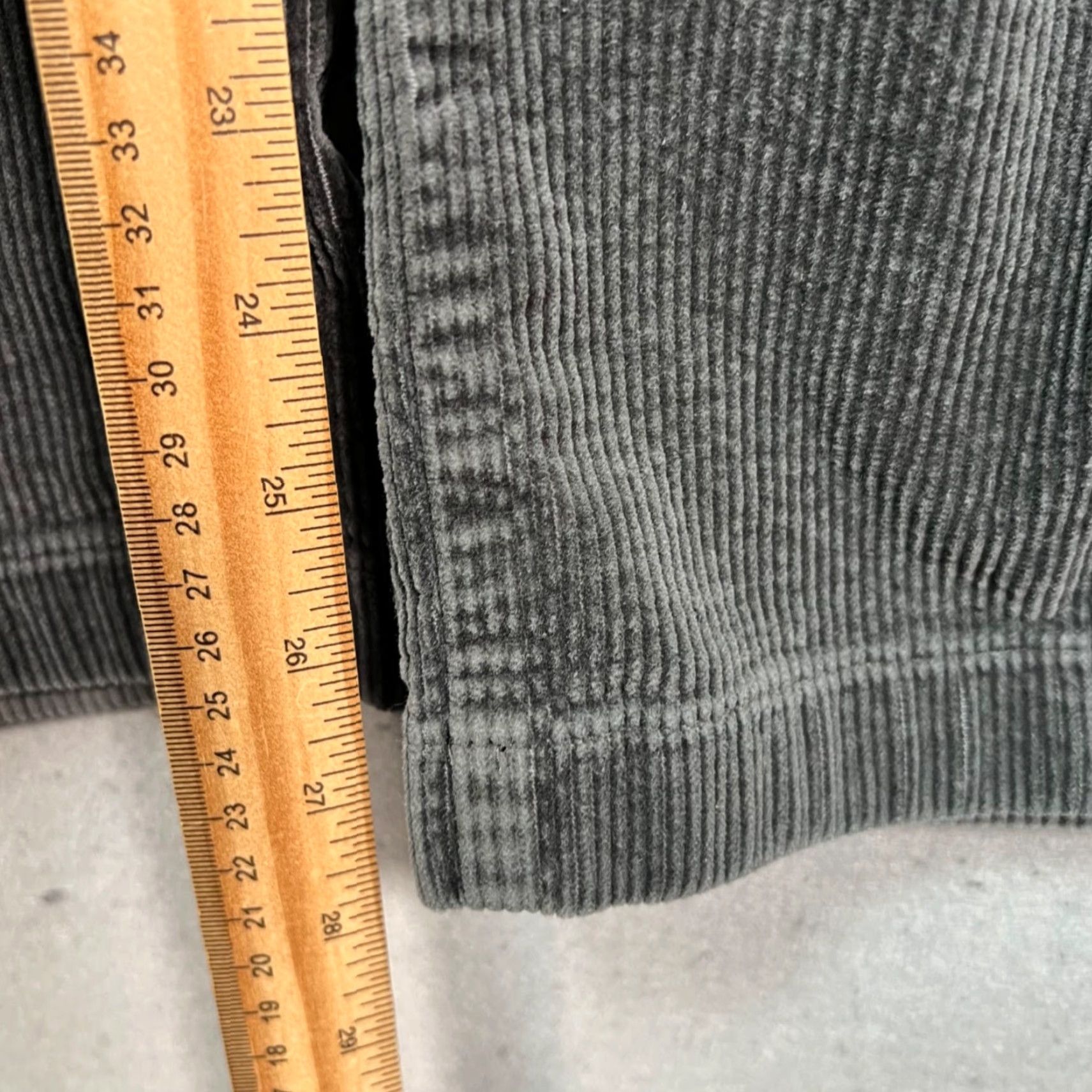 Uniqlo Uniqlo Comptoir Des Cotonniers Womens XS Gray Corduroy Pants Cotton Blend Wide-Leg Chino Pockets Adults Womens XS Gray 28 in Inseam Spring Fall Size 26" / US 2 / IT 38 - 7 Thumbnail