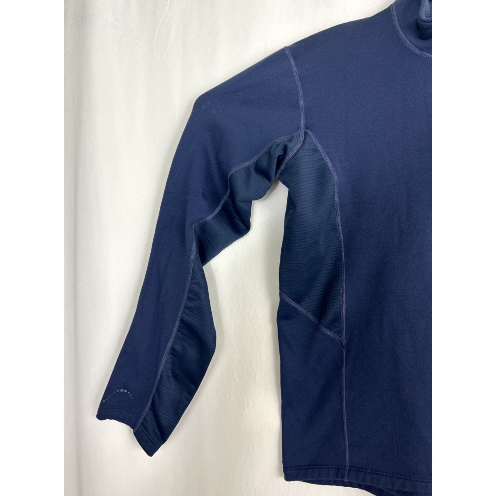 Vintage REI Mens Small Navy Blue 1/4 Zip Pullover Windstopper Polyester Nylon Hiking Size US S / EU 44-46 / 1 - 2 Thumbnail