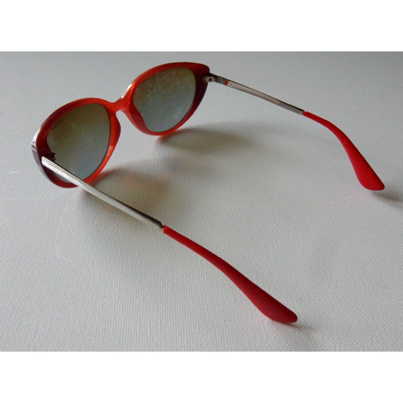 Vogue VINTAGE Vogue Sunglasses Frames Only Women Red 57mm 16mm 135mm 1999 T5 Size ONE SIZE - 4 Thumbnail