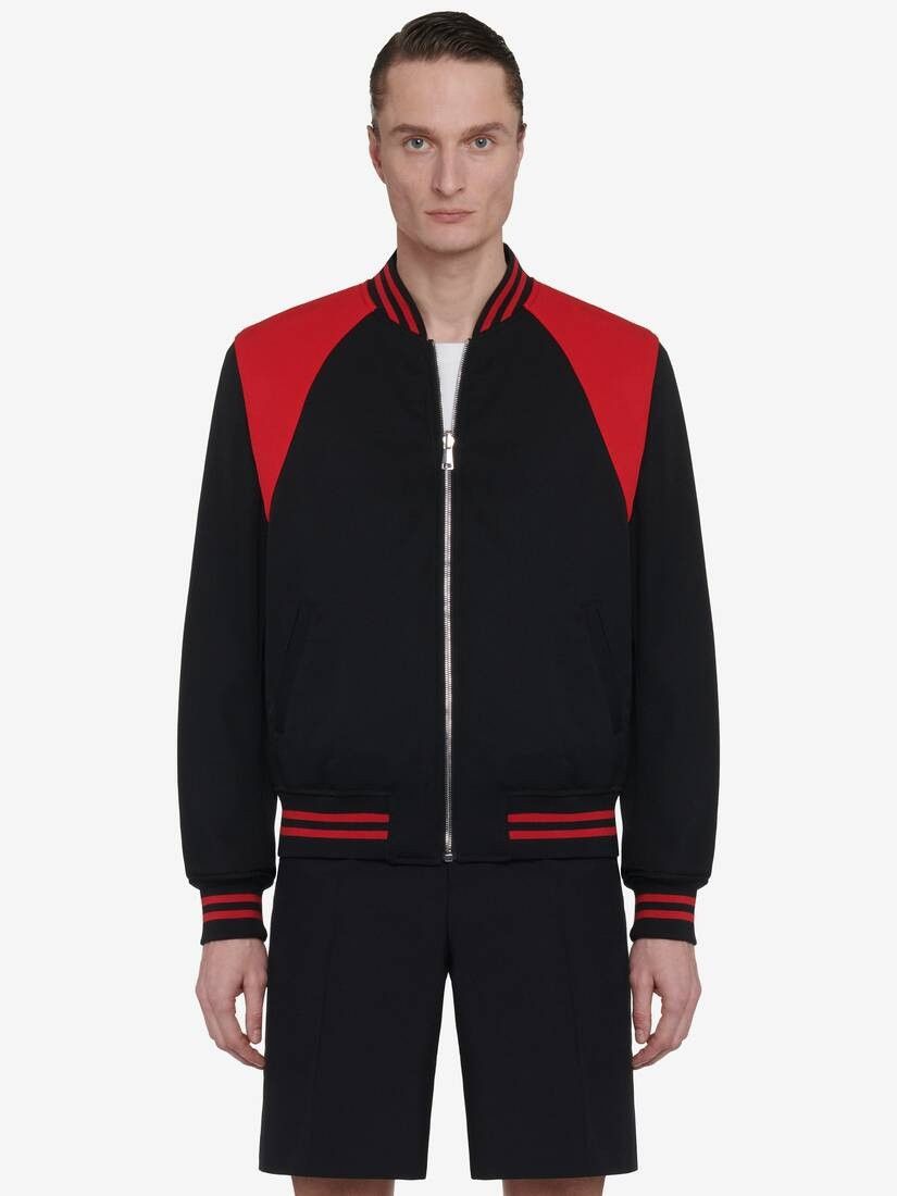 Alexander McQueen o1srvl11e0226 Reversible Harness Bomber Jacket​ In Black Size US M / EU 48-50 / 2 - 6 Thumbnail