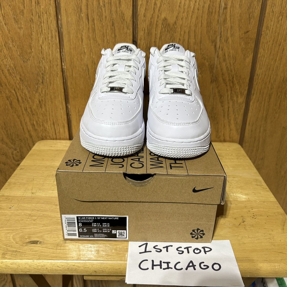 Nike Nike Air Force 1 Low Next Nature White DC9486-101 Size 8 NEW Size US 8 / IT 38 - 2 Thumbnail