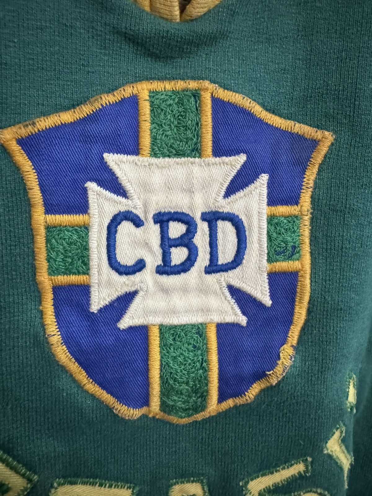 Vintage SUPER RARE Vintage 60s-70s BRAZIL Football Sweatshirt Size US M / EU 48-50 / 2 - 5 Thumbnail