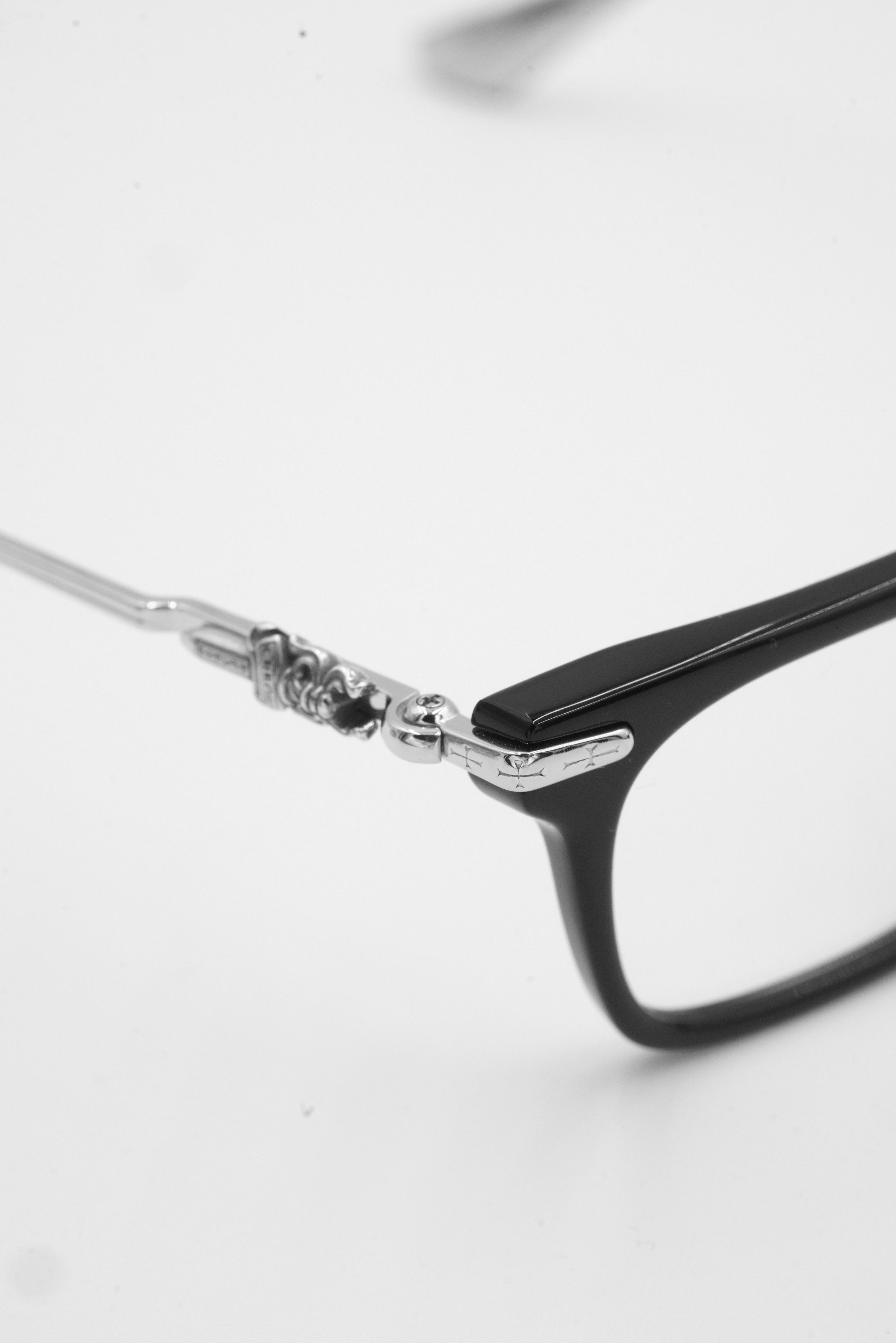 Chrome Hearts Chrome Hearts Cumption Eyeglasses in Silver - Black Size ONE SIZE - 10 Thumbnail