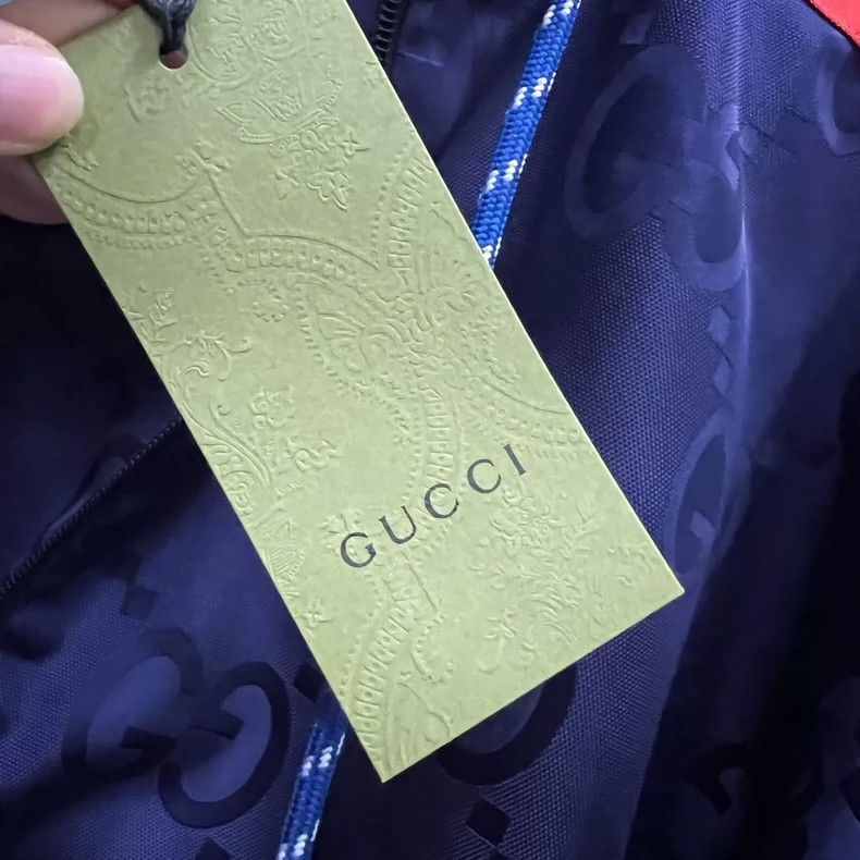 Gucci Gucci Color-blocked GG full-print half-zip jacket 2502-Next Size US M / EU 48-50 / 2 - 5 Thumbnail