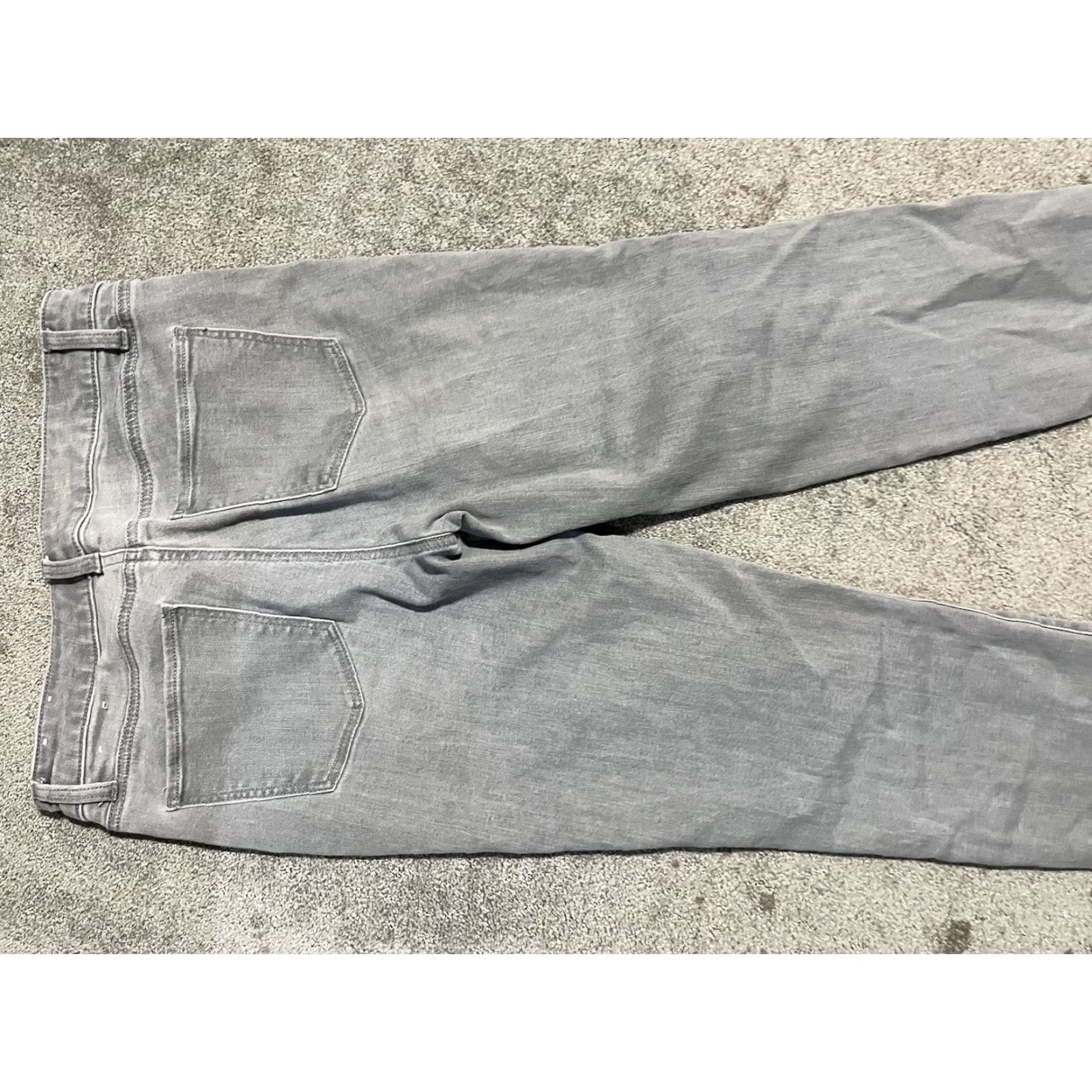 Talbots Talbots Jeans Slim Ankle Gray Curvy Womens Sz 4 Regular 26 in Inseam Cotton Blend Polyester Spandex Lyocell Button Zip Pockets Size 27" / US 4 / IT 40 - 4 Thumbnail