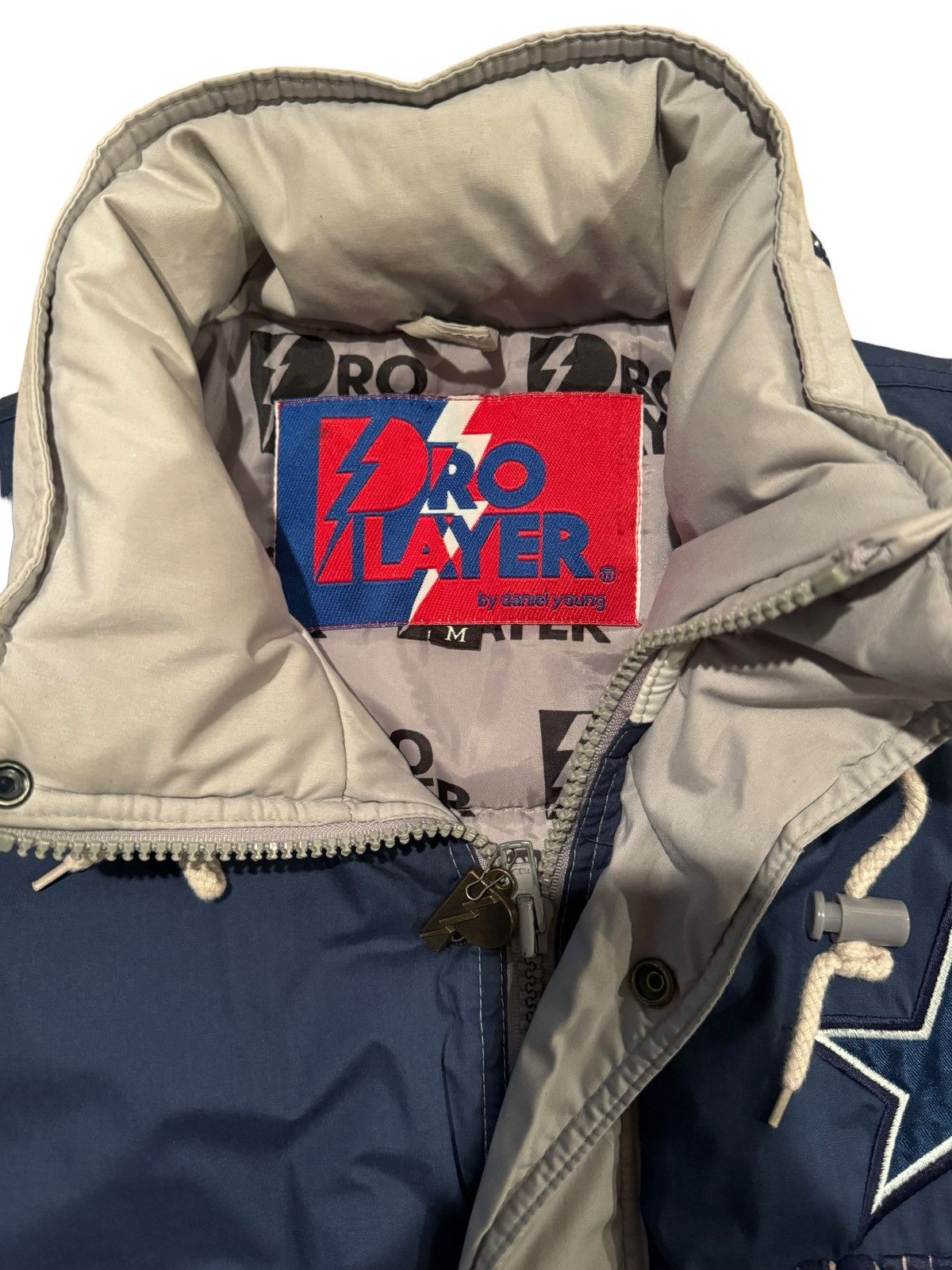 NFL × Pro Player Vintage 90s Dallas Cowboys Pro Player Puffer Jacket Size US M / EU 48-50 / 2 - 2 Thumbnail