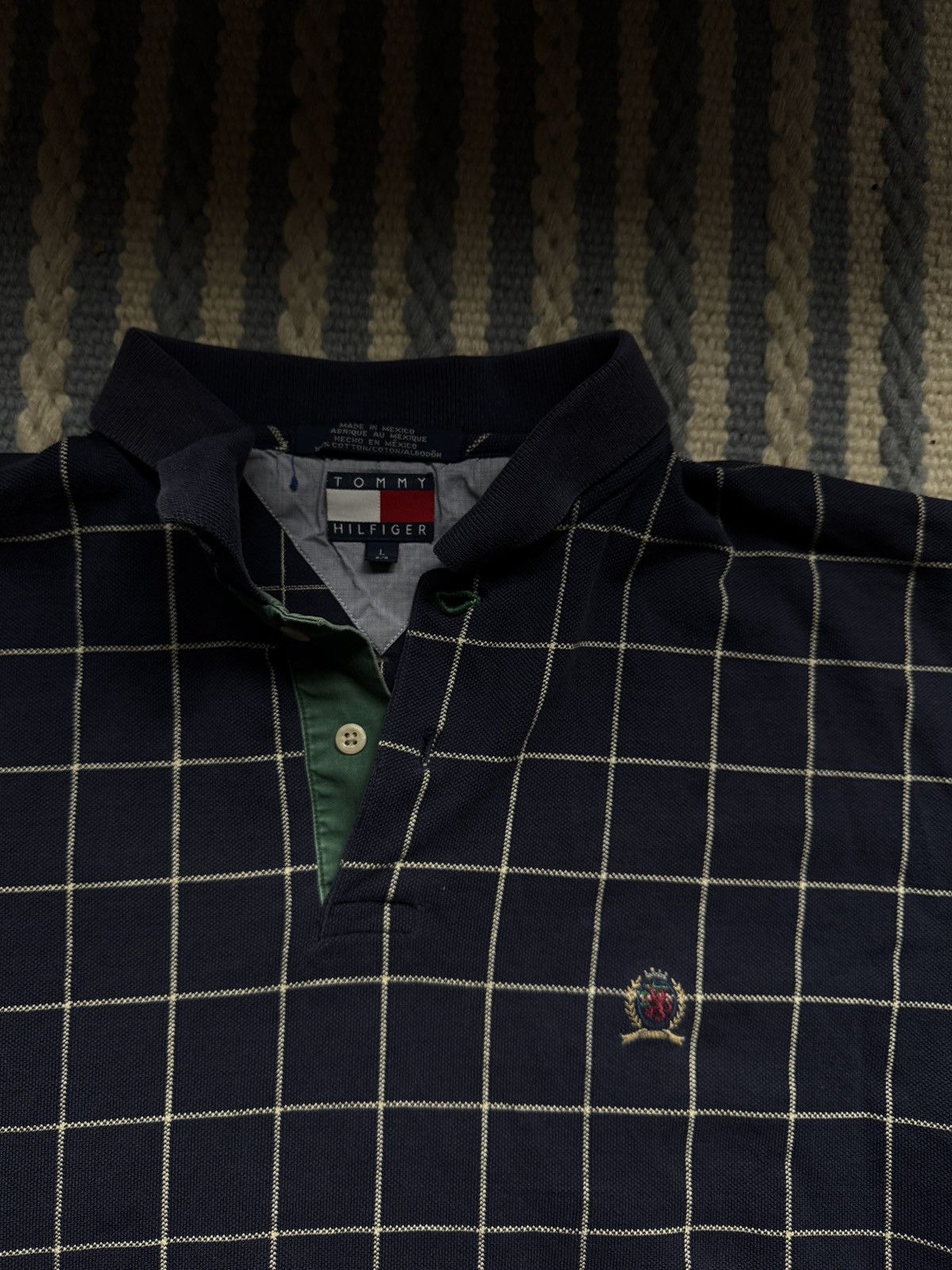 Tommy Hilfiger × Vintage Vintage Tommy Hilfiger Polo Size US XL / EU 56 / 4 - 2 Thumbnail