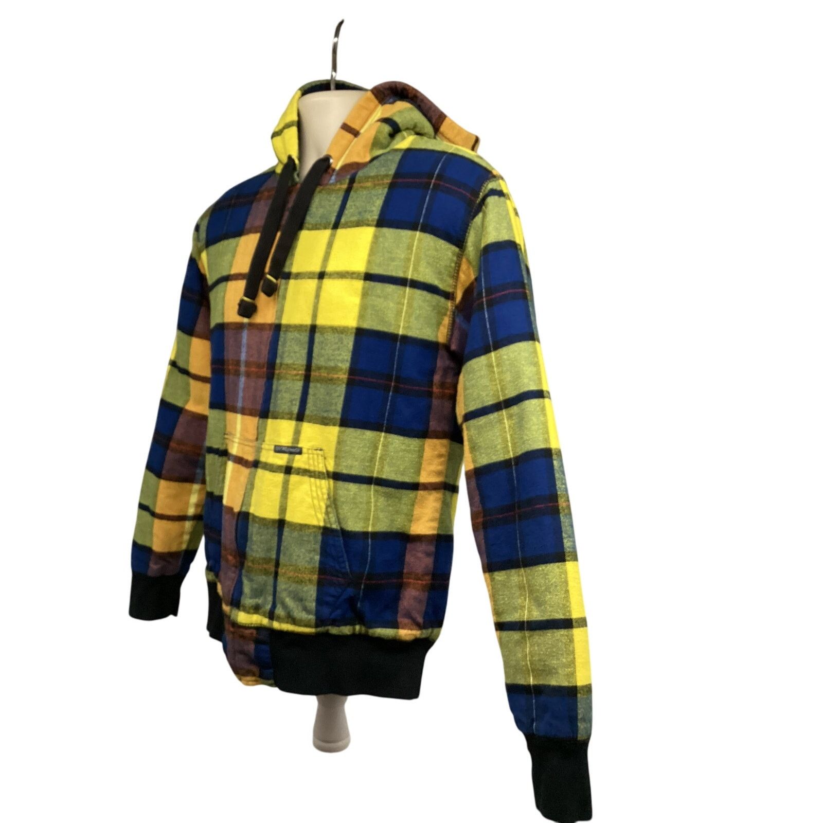 Fox Racing Fox Racing Zip Up Hoodie Jacket Medium Plaid Sherpa Lined Size US M / EU 48-50 / 2 - 4 Thumbnail