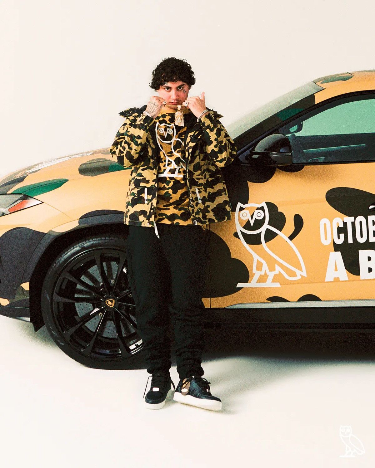 Bape × October's Very Own 🔥BAPE x OVO 1st Camo Mountain Windbreaker Jacket/Windrunner Size US L / EU 52-54 / 3 - 18 Thumbnail