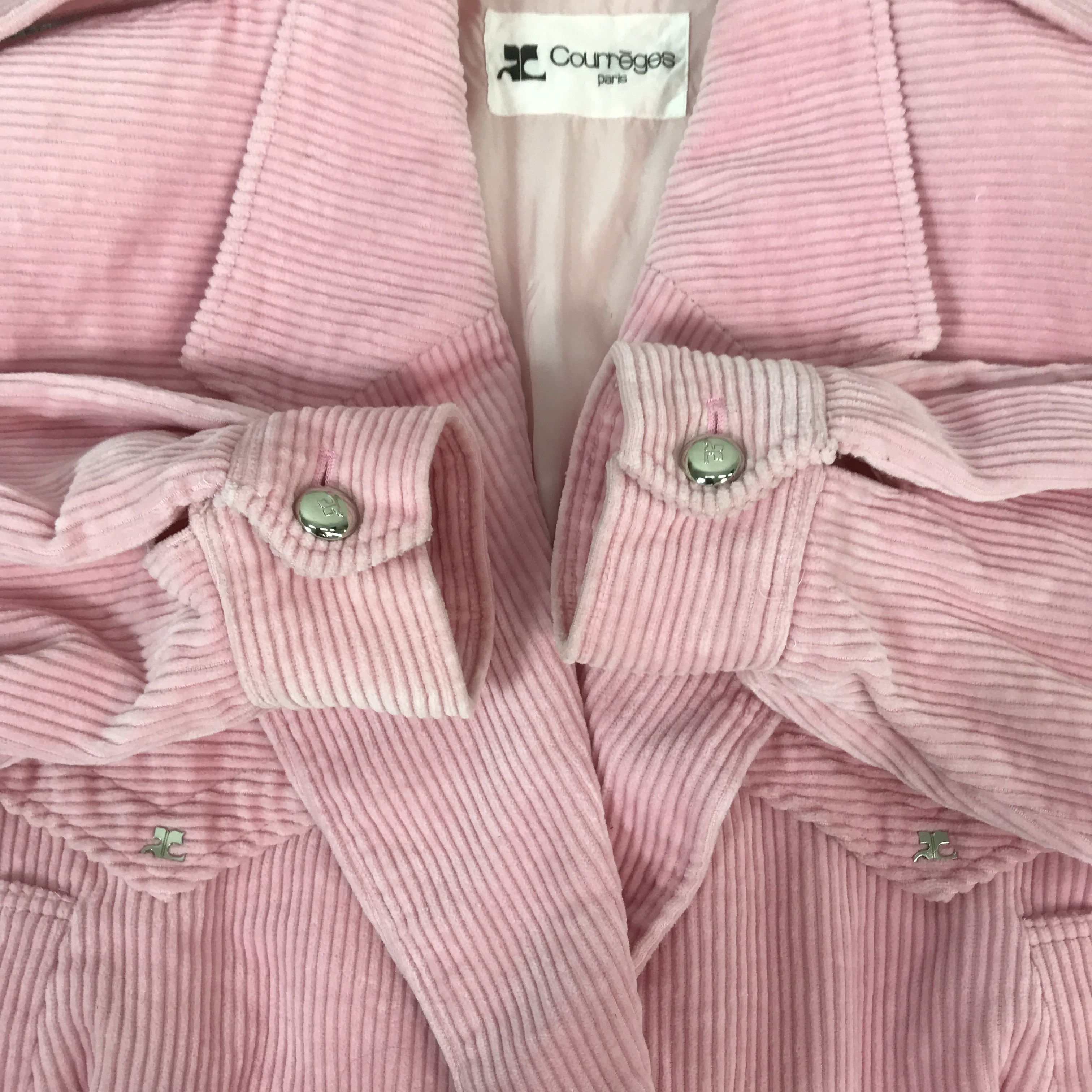 Courreges COURREGES CORDUROY COAT JACKET WOMAN K66B1 Size M / US 6-8 / IT 42-44 - 7 Thumbnail