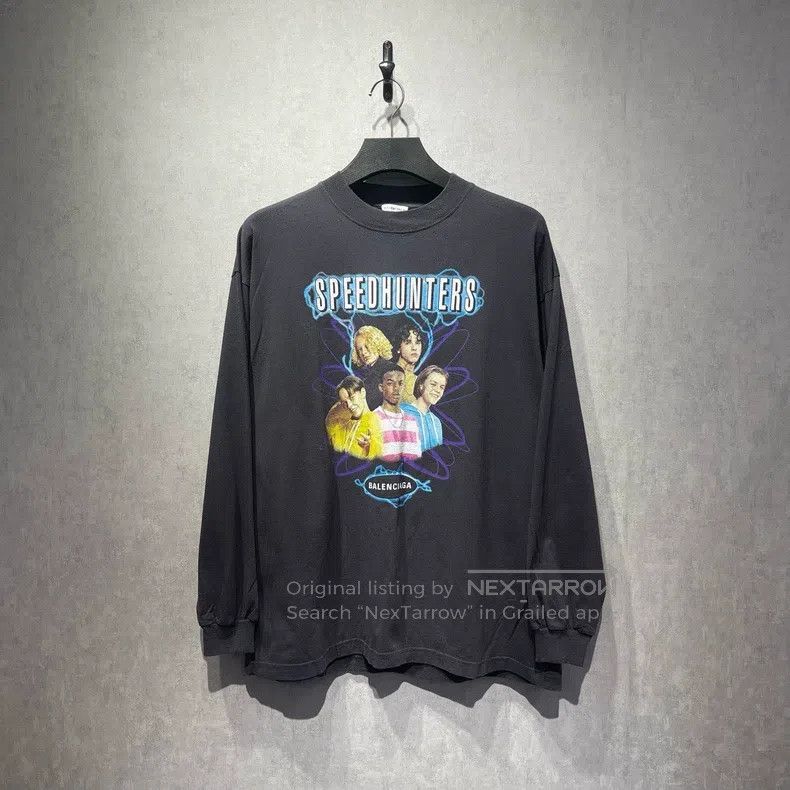 Balenciaga Balenciaga Long Sleeve with Portrait Print Size US S / EU 44-46 / 1 - 1 Thumbnail